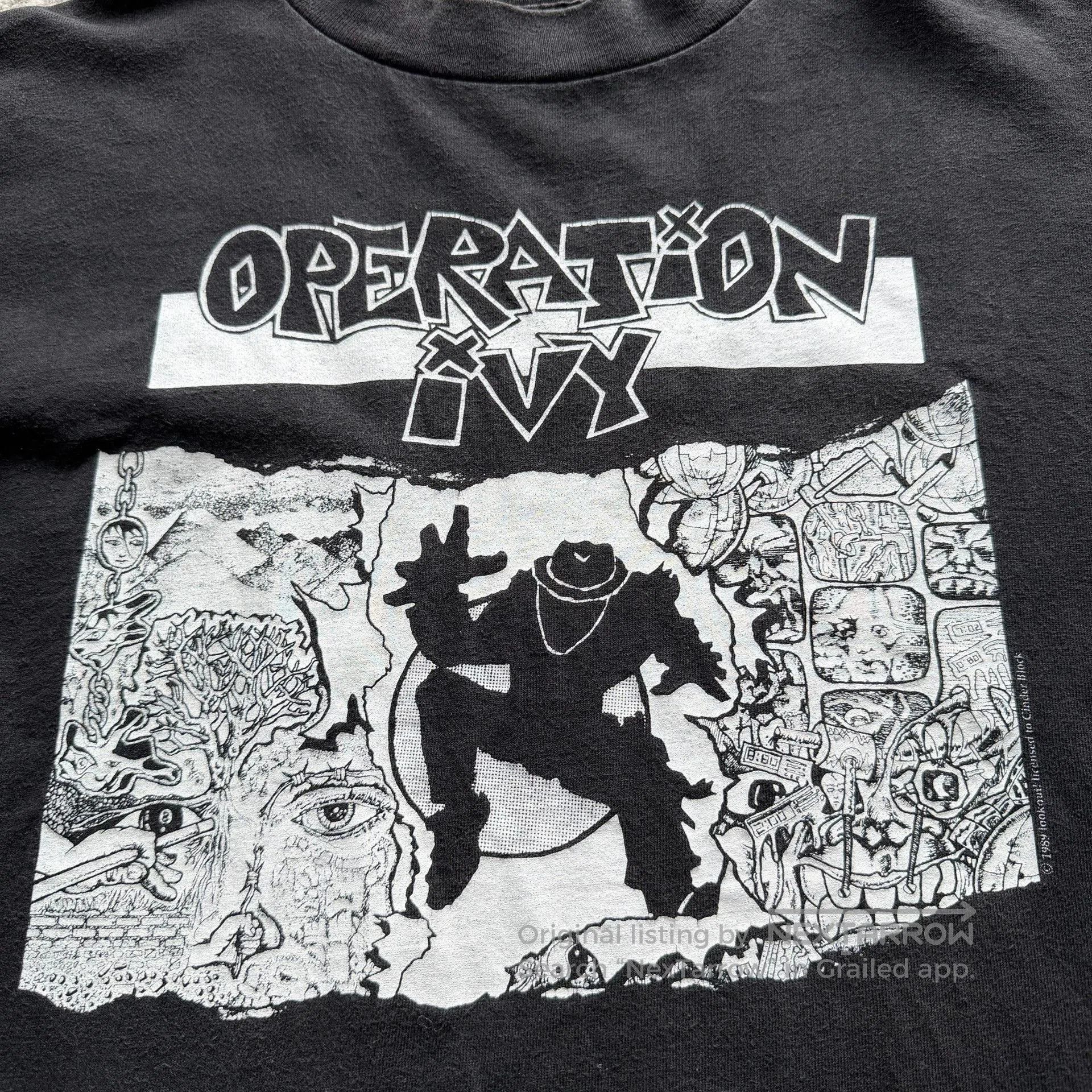 Vintage Vintage 90s Operation Ivy Band Tee. Size US L / EU 52-54 / 3 - 4 Thumbnail