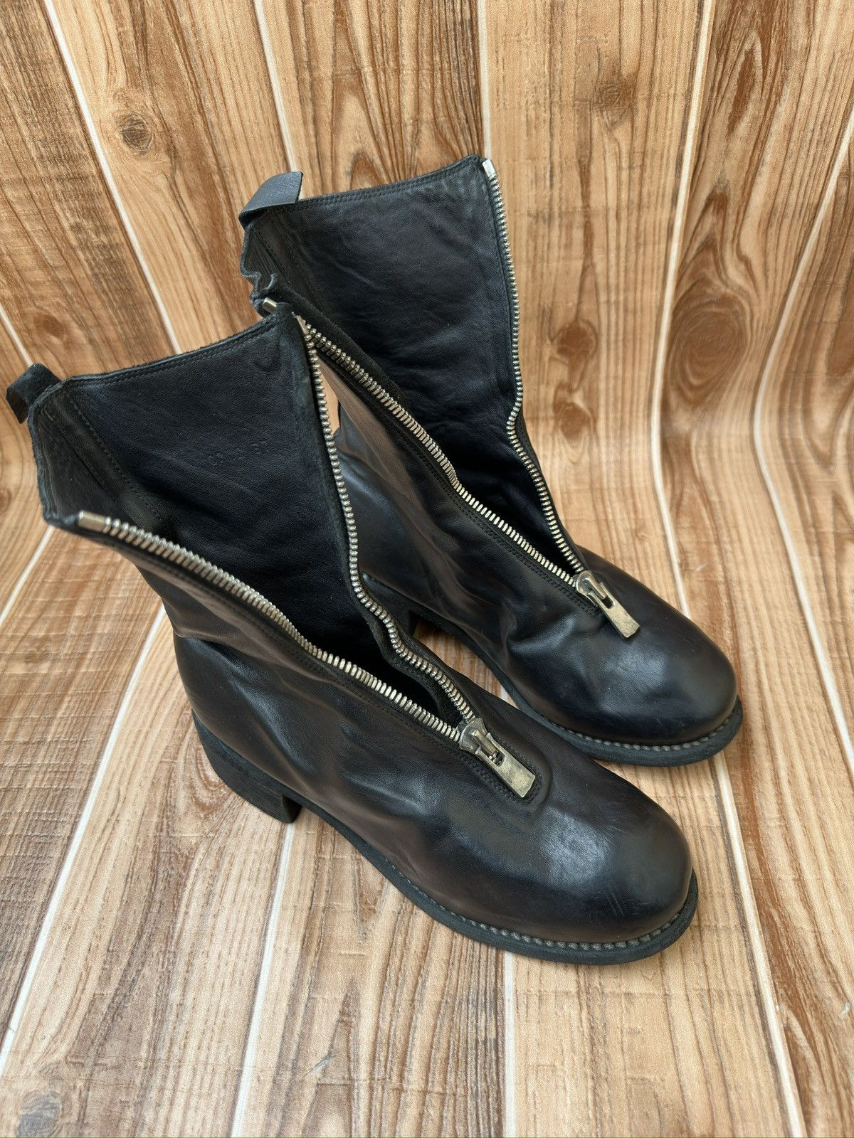 Guidi Guidi PL2 Front Zip Boots Full Grain Horse Leather Size US 7 / IT 37 - 14 Thumbnail