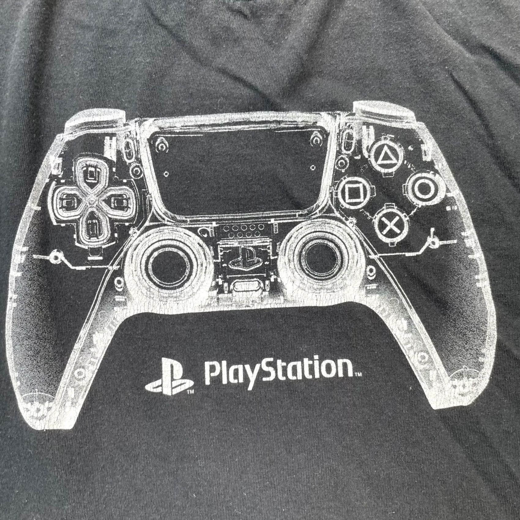 Sony PlayStation Shirt Mens XL Black Graphic Video Games Tee y2k Size US XL / EU 56 / 4 - 4 Thumbnail