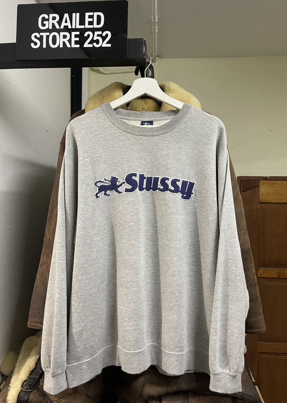 Stussy 90s Stussy Spellout Logo Sweatshirt Size US M / EU 48-50 / 2 - 1 Thumbnail