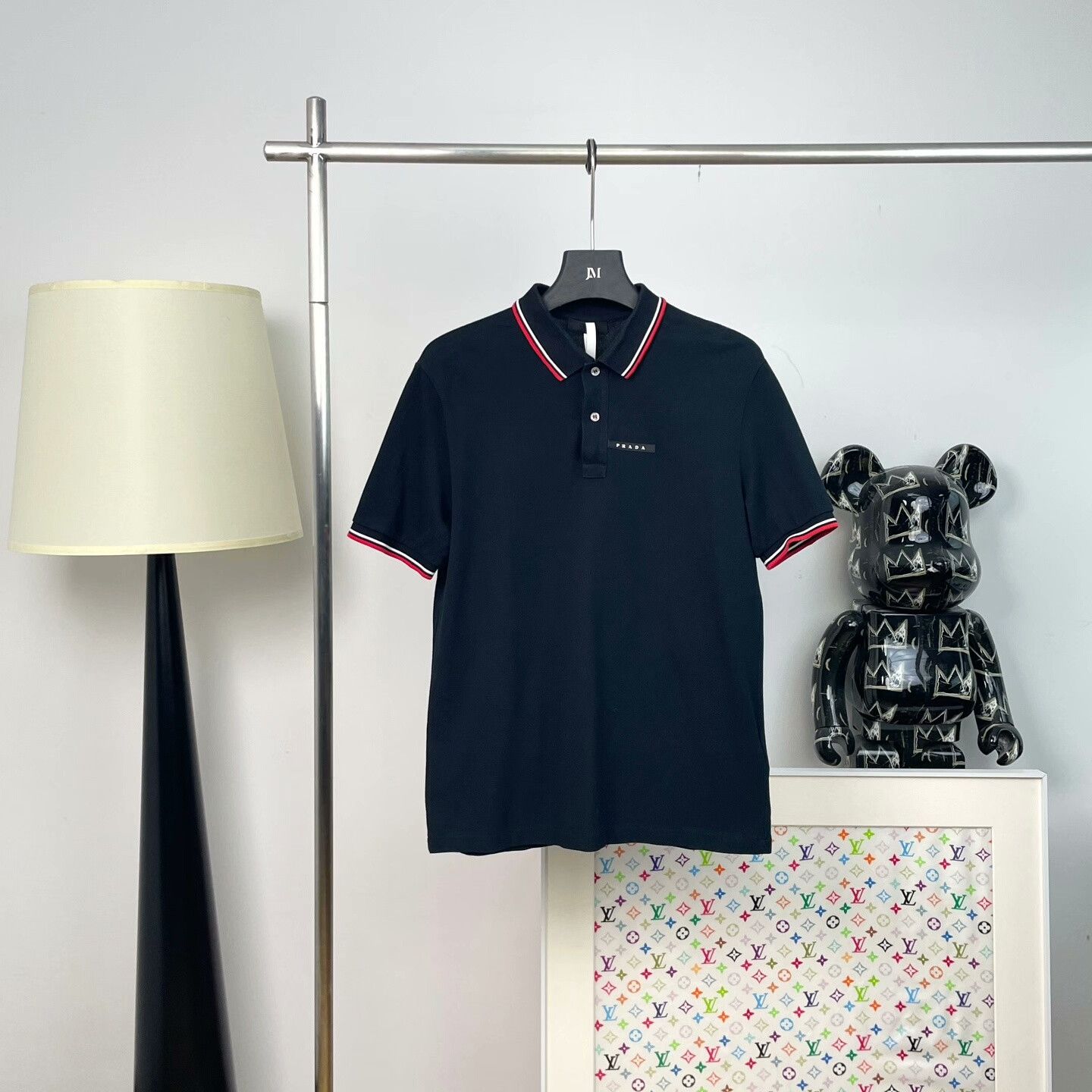 Prada Prada Retro Striped Polo xl Men Size US XL / EU 56 / 4 - 1 Thumbnail