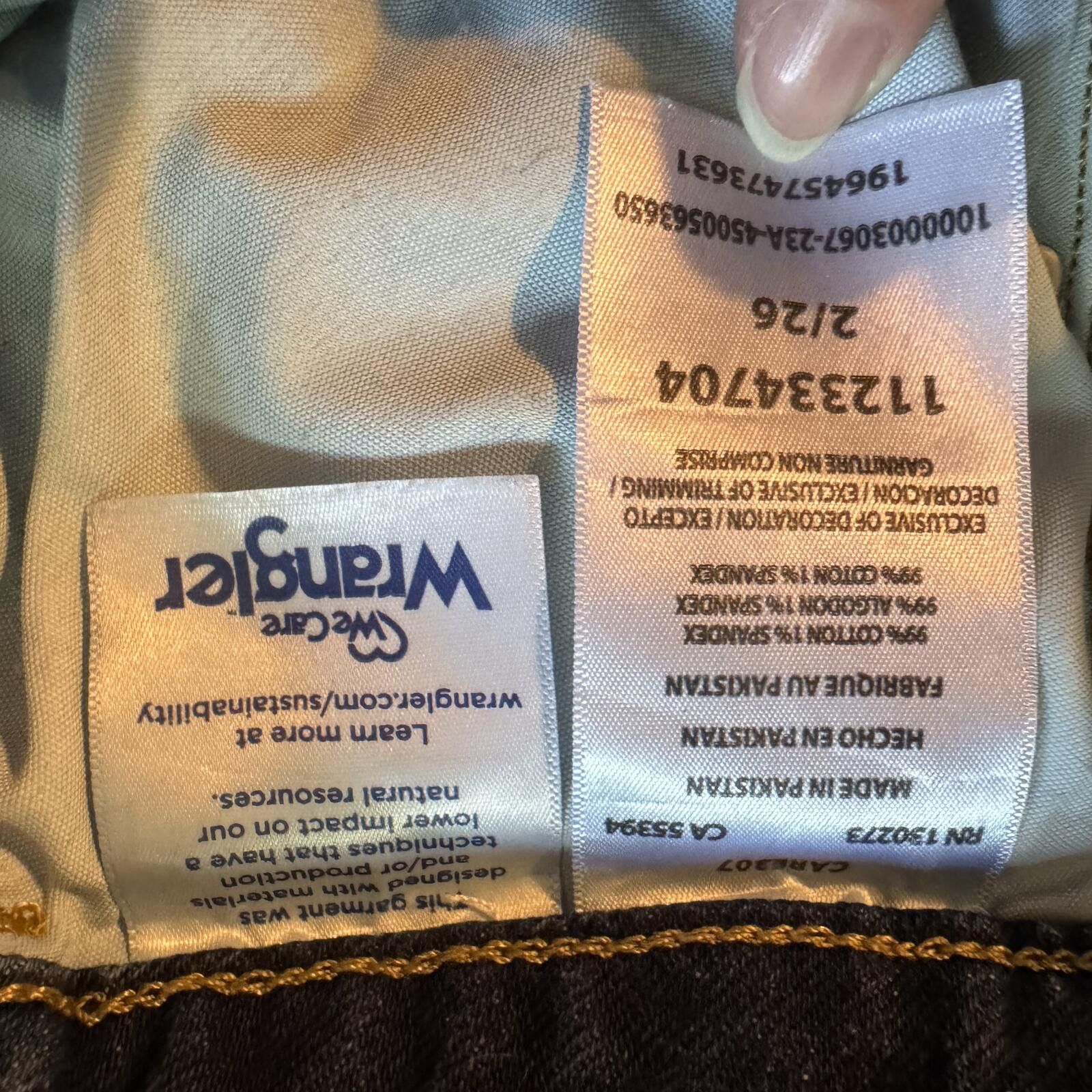 Wrangler Wrangler Size 26 High Rise Vintage 4" Size 28" / US 6 / IT 42 - 6 Thumbnail