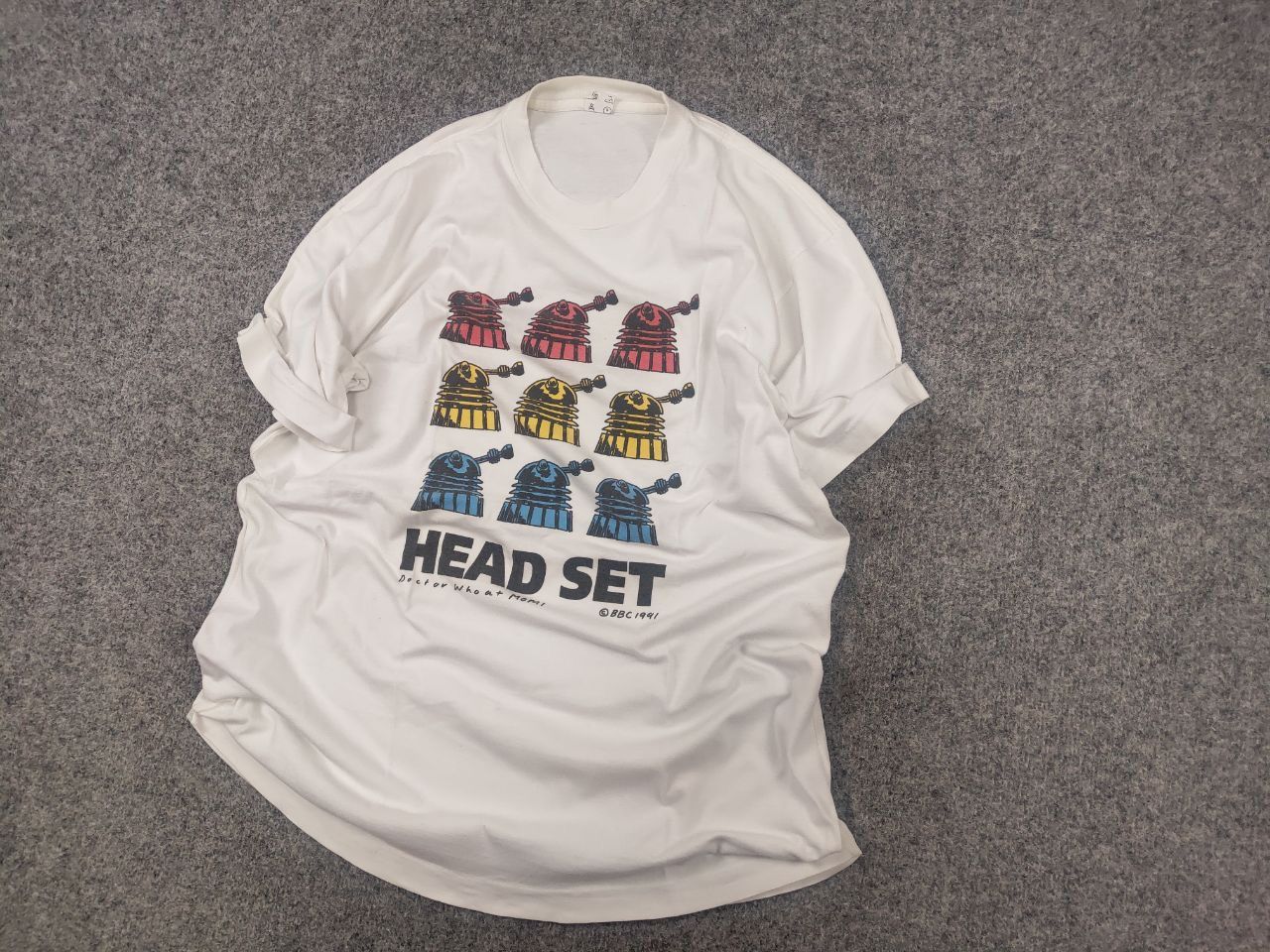 Vintage Vintage 1991's Heat Set Doctor Who at Momi Graphic Shirt Tee Size US L / EU 52-54 / 3 - 3 Thumbnail