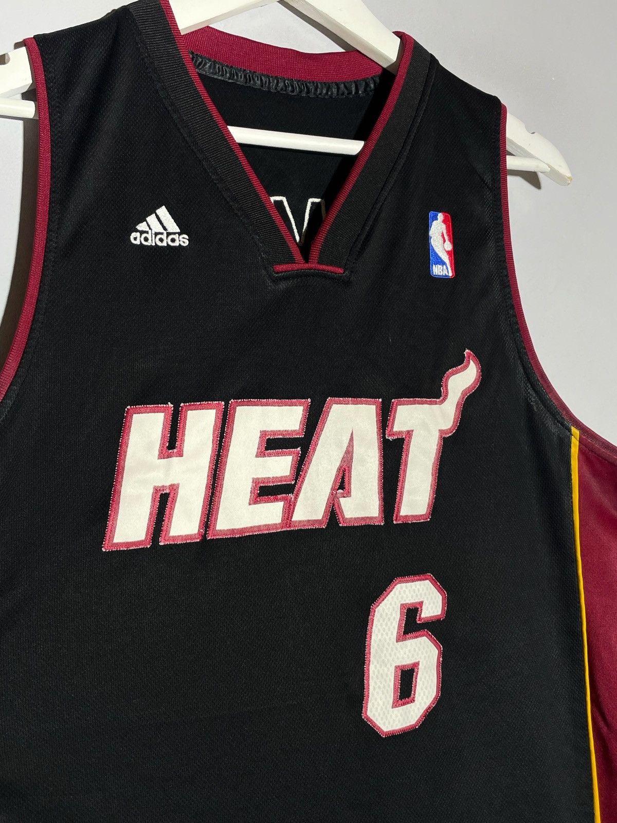 Adidas × NBA #6 James Miami Heat Adidas NBA Basketball Jersey Size US M / EU 48-50 / 2 - 3 Thumbnail