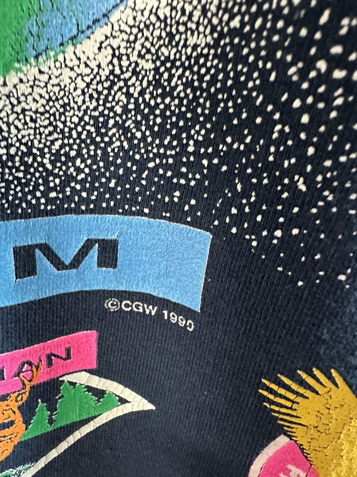 Vintage Vintage 1990 CGW Canadian Environment Team Graphic Sweater Size US M / EU 48-50 / 2 - 3 Thumbnail