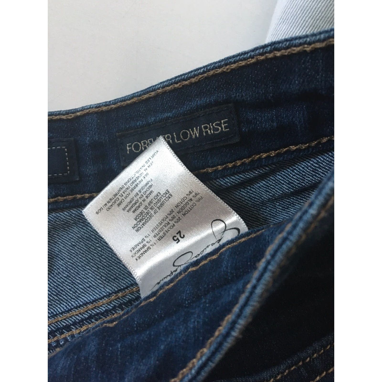 American Eagle Outfitters VINTAGE Old Navy Aeropostale Jessica Simpson Denim Shorts Sz 2 Lot 3 Anchors Dark Wash Size 26" / US 2 / IT 38 - 6 Thumbnail
