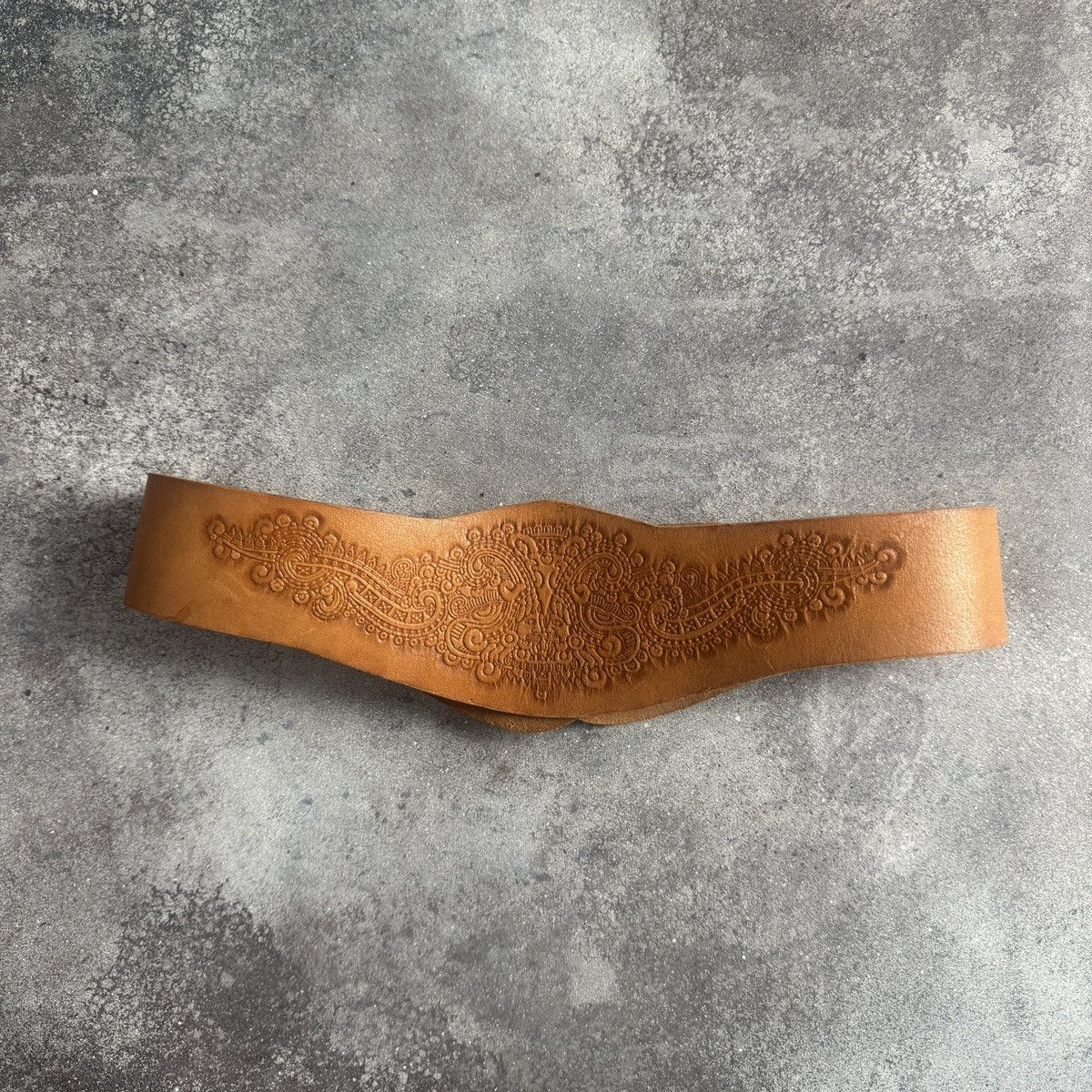 Diesel Diesel Vintage Archive Cow Leather Western Cowgirl Wide Belt Size ONE SIZE - 8 Thumbnail