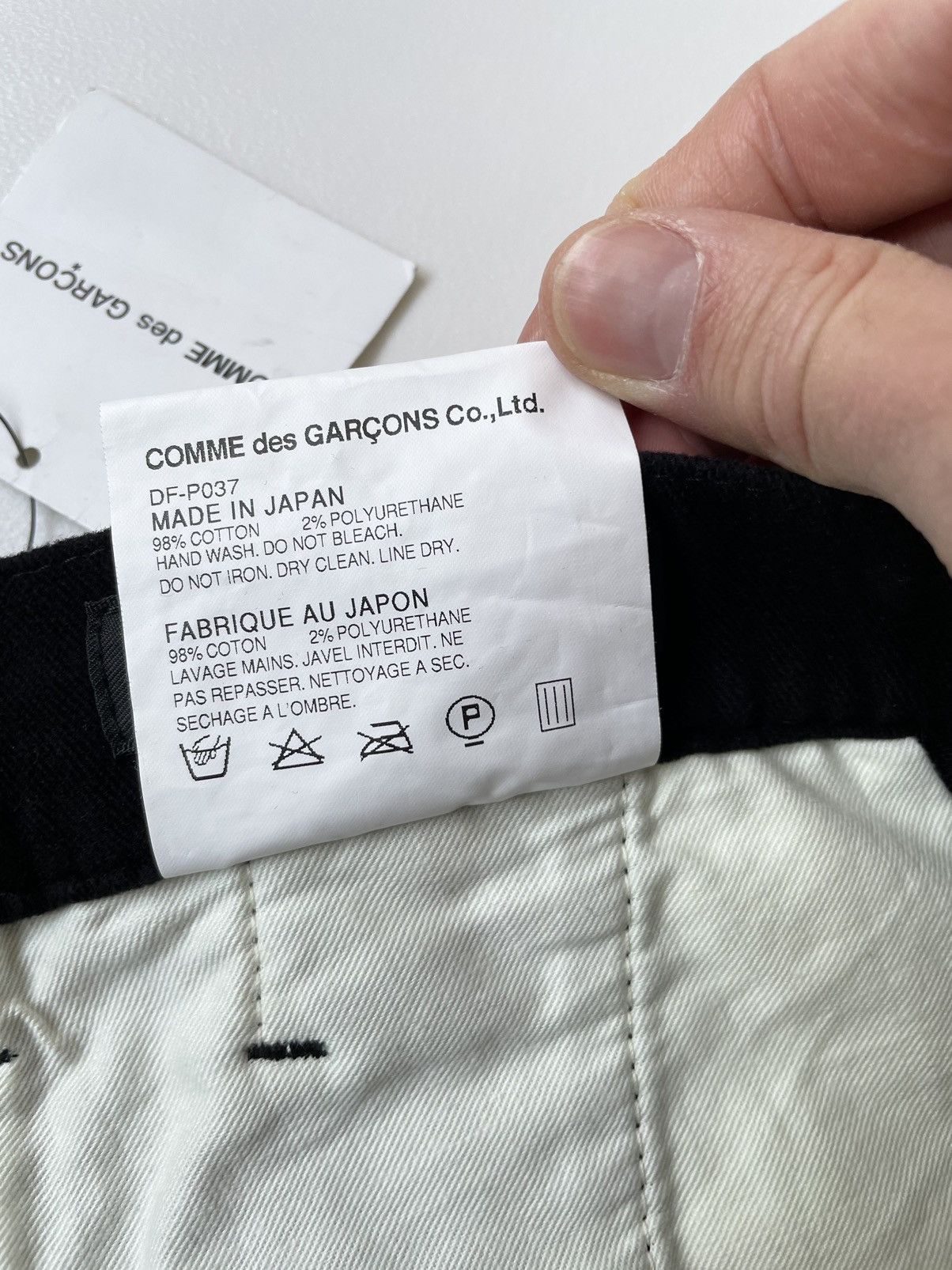 Comme des Garcons A/W 10 Black Moleskin Trousers Size US 32 / EU 48 - 7 Thumbnail