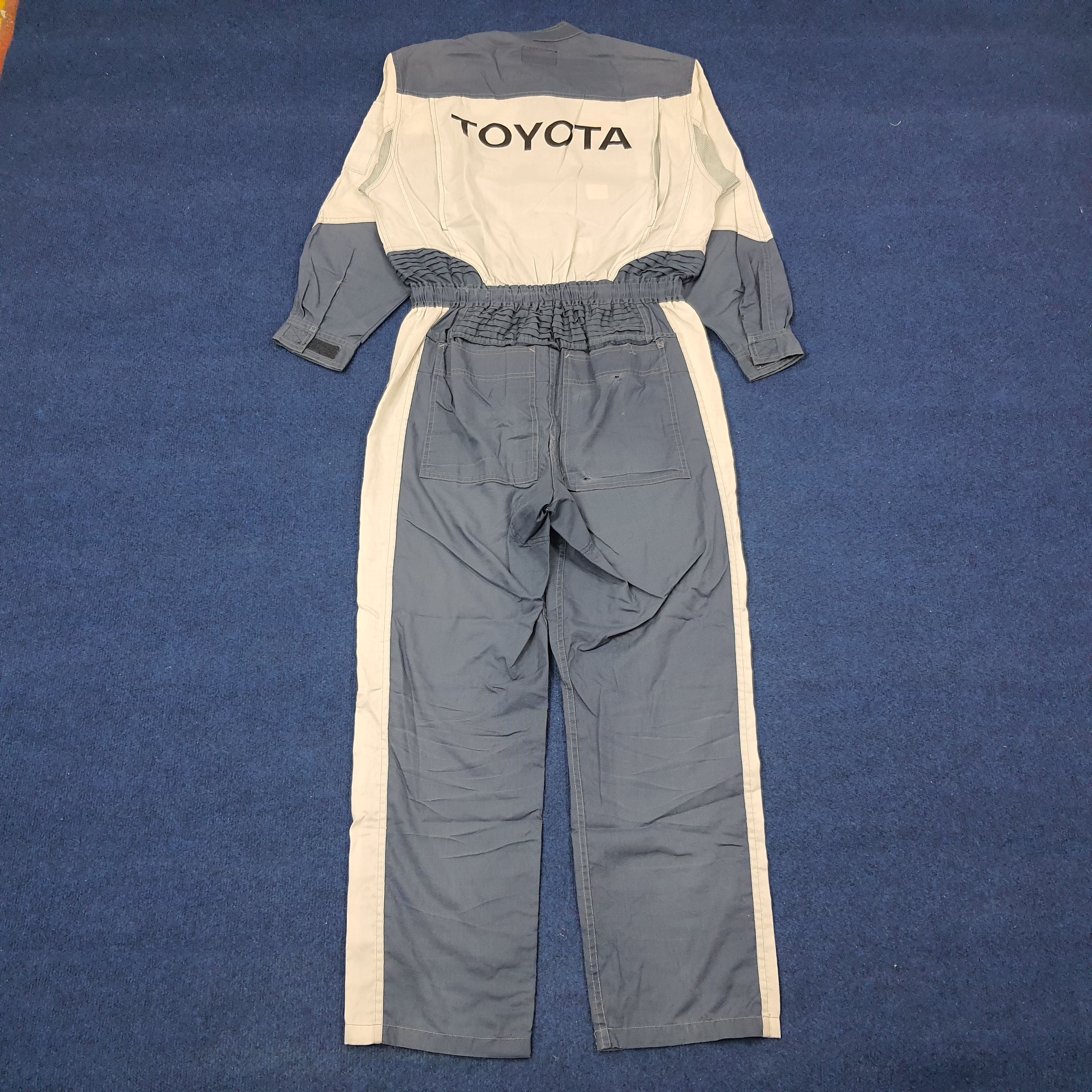 Japanese Brand × Vintage Vintage Toyota Tecno Racing Motorsports Coverall C232N12 Size US M / EU 48-50 / 2 - 2 Thumbnail