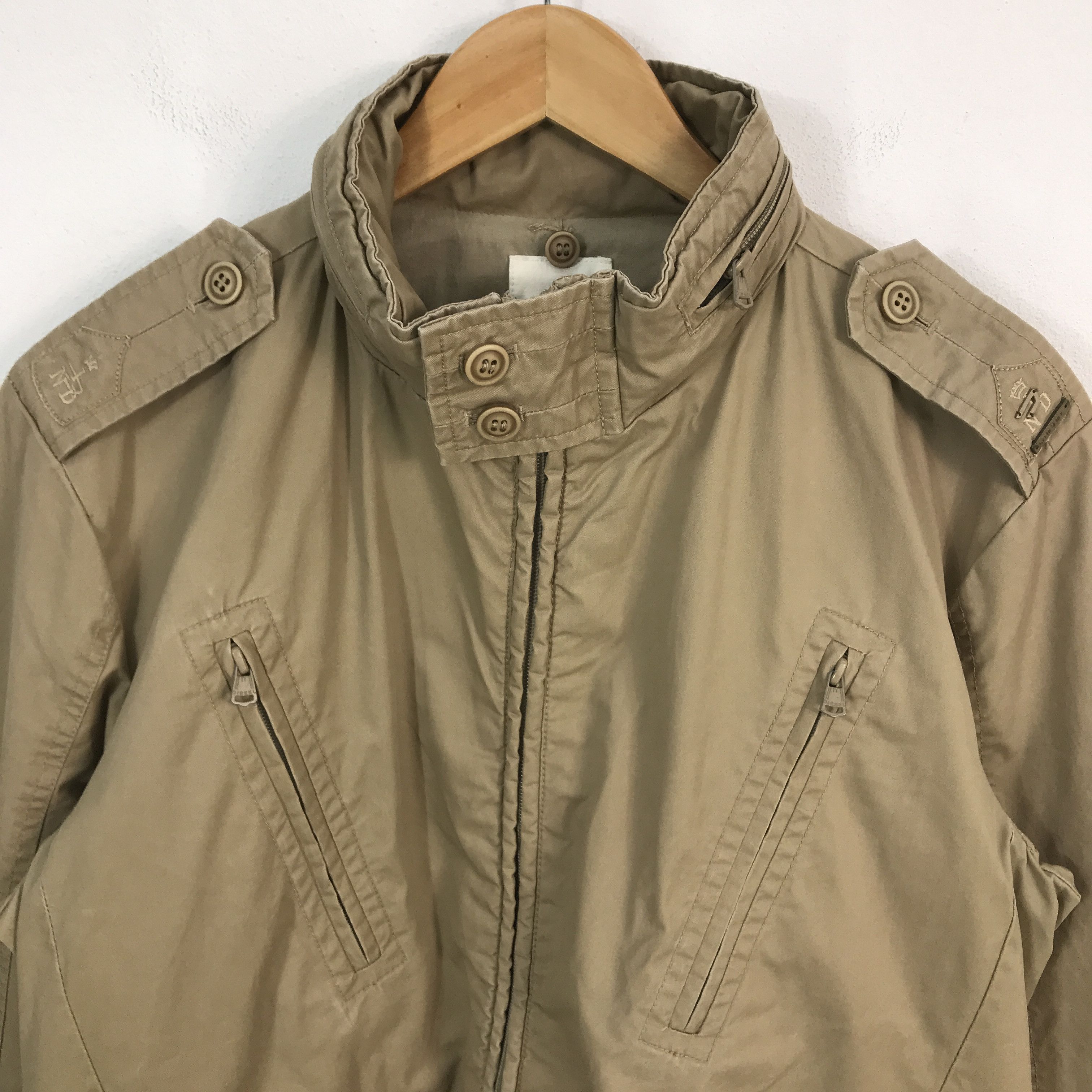 Diesel Diesel brown design Zipper jacket Size US L / EU 52-54 / 3 - 3 Thumbnail