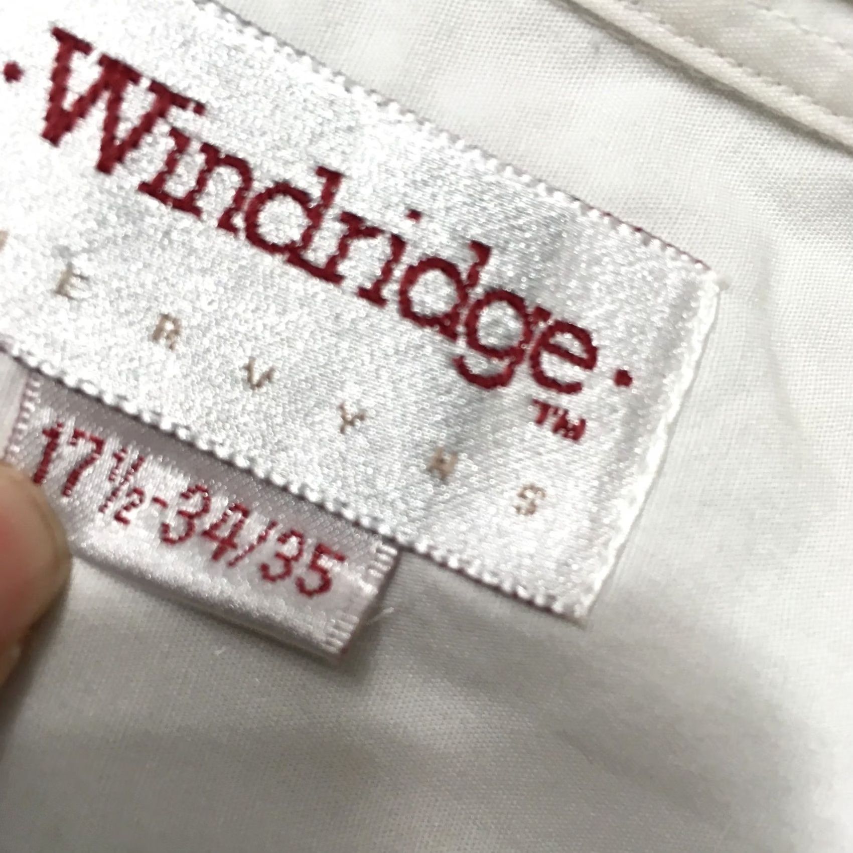 Vintage VINTAGE Windridge Mens 34 White Button Down Men Size beige Size US S / EU 44-46 / 1 - 2 Thumbnail