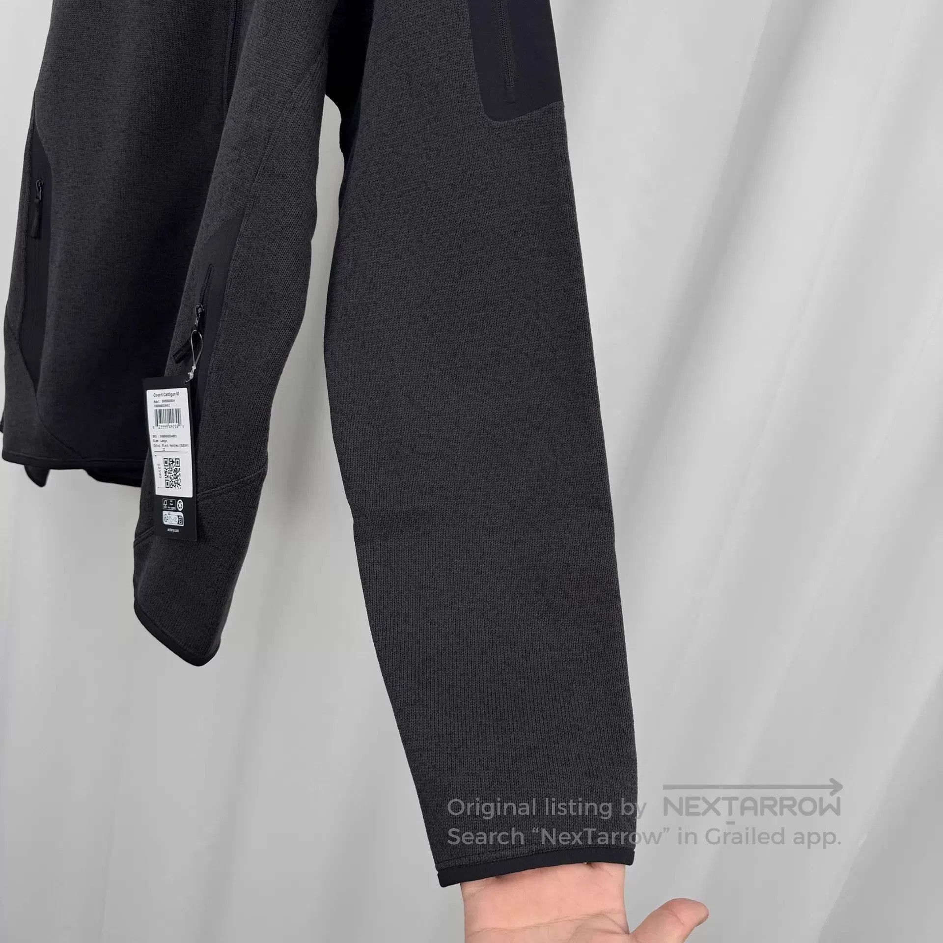 Arc'teryx Black Zip-Up Light Jacket Size L. Size US L / EU 52-54 / 3 - 4 Thumbnail