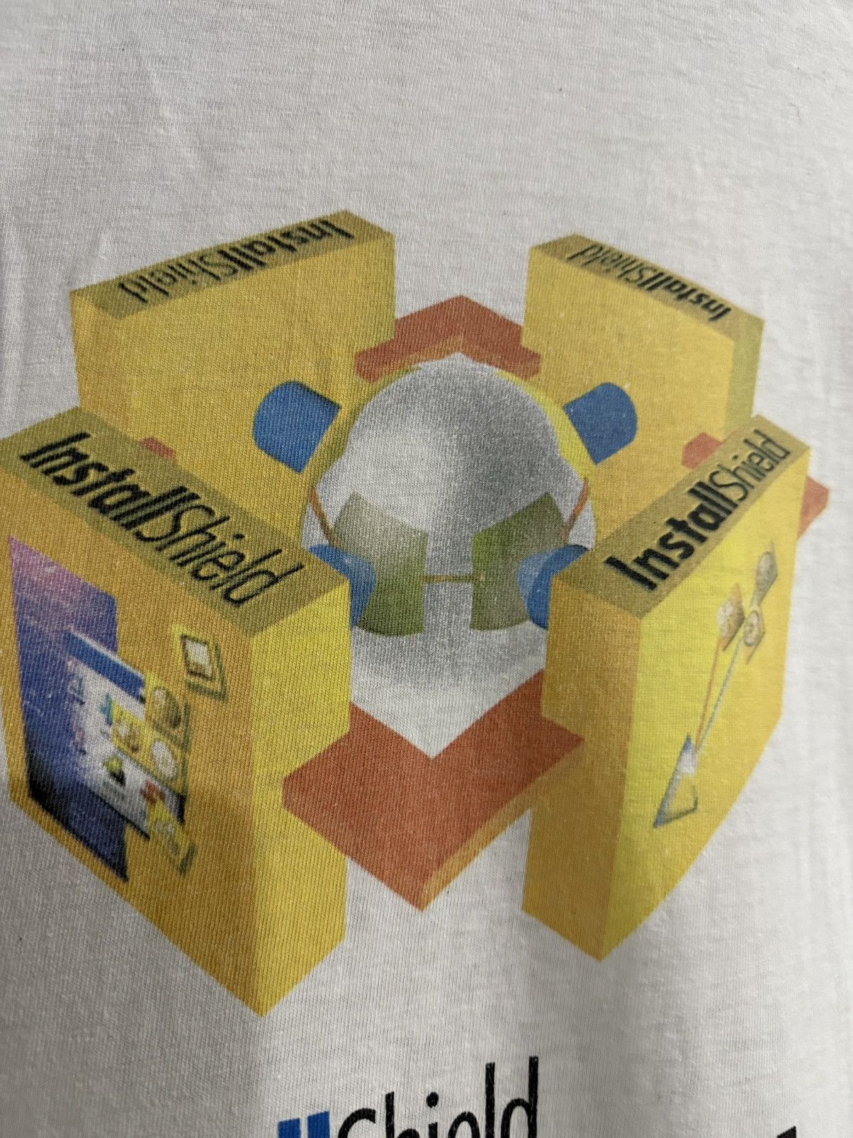 Microsoft Vintage Software Corporation Install Shield Faded Tee Size US L / EU 52-54 / 3 - 4 Thumbnail
