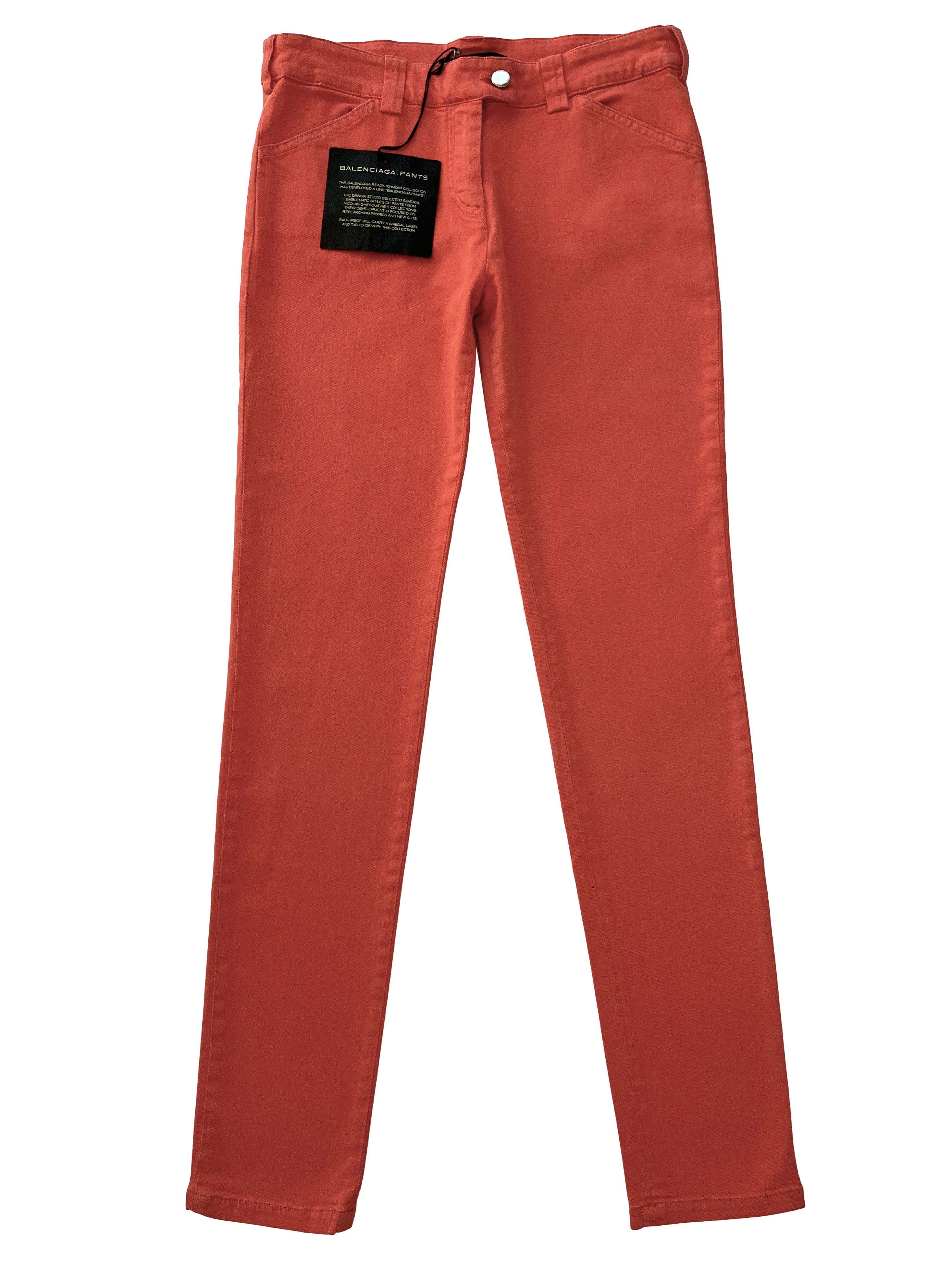 Balenciaga pants womens orange online