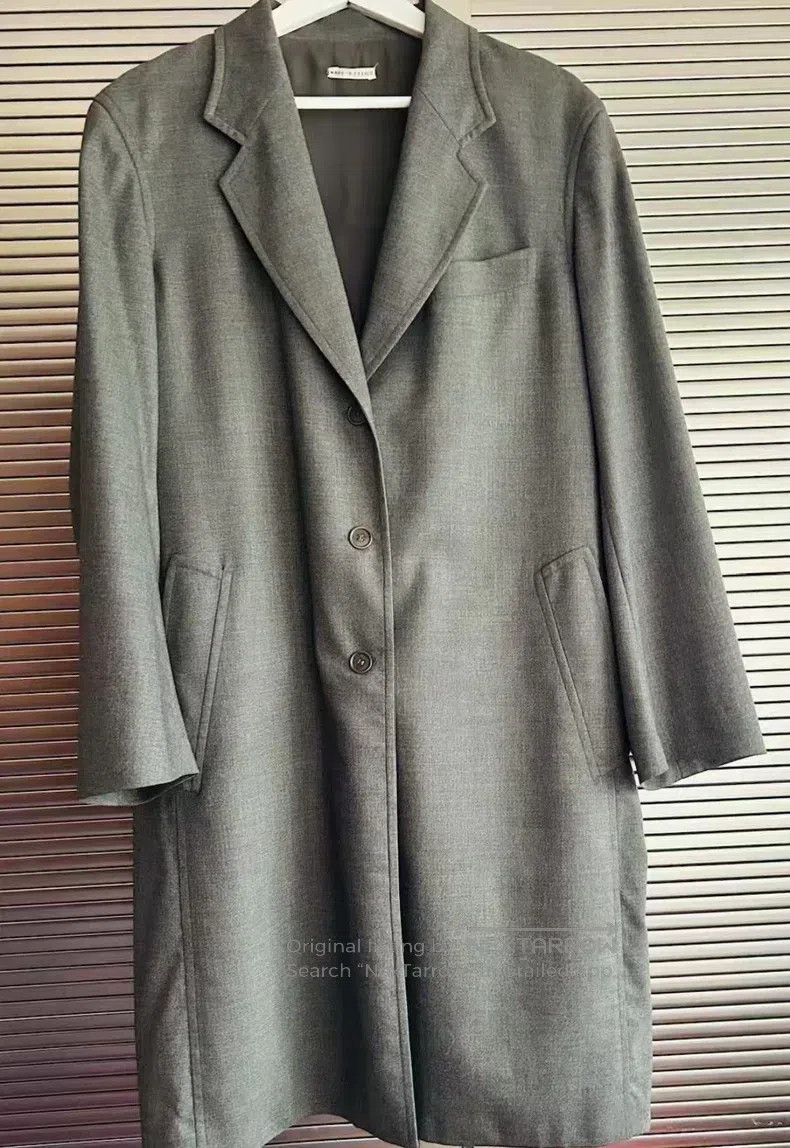 Hermes Hermes Cashmere Gray H-Button Jacket Size S / US 4 / IT 40 - 1 Thumbnail