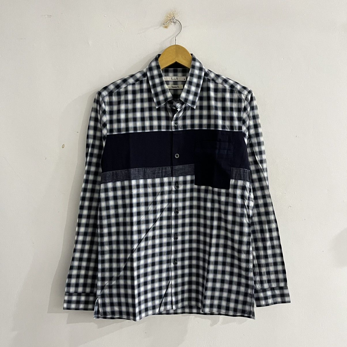 Japanese Brand Zio Unique Plaid Button Up Shirt Size US M / EU 48-50 / 2 - 1 Thumbnail