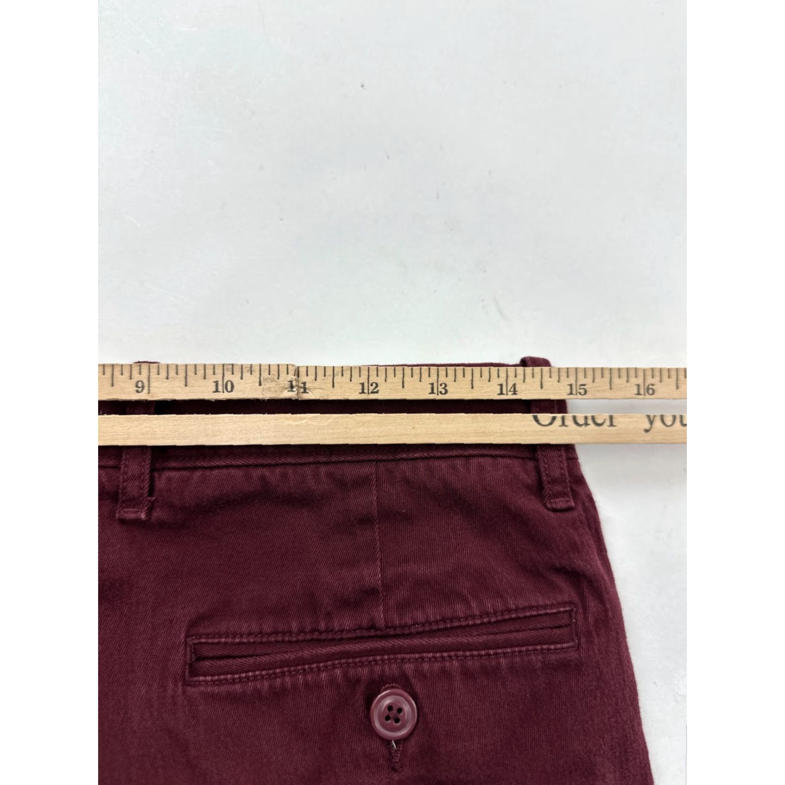 J.Crew J.Crew Pants Mens 29x30 Red Flat Front Stretch Chino Straight Leg Mid Rise Casual Men Size US 29 - 7 Thumbnail