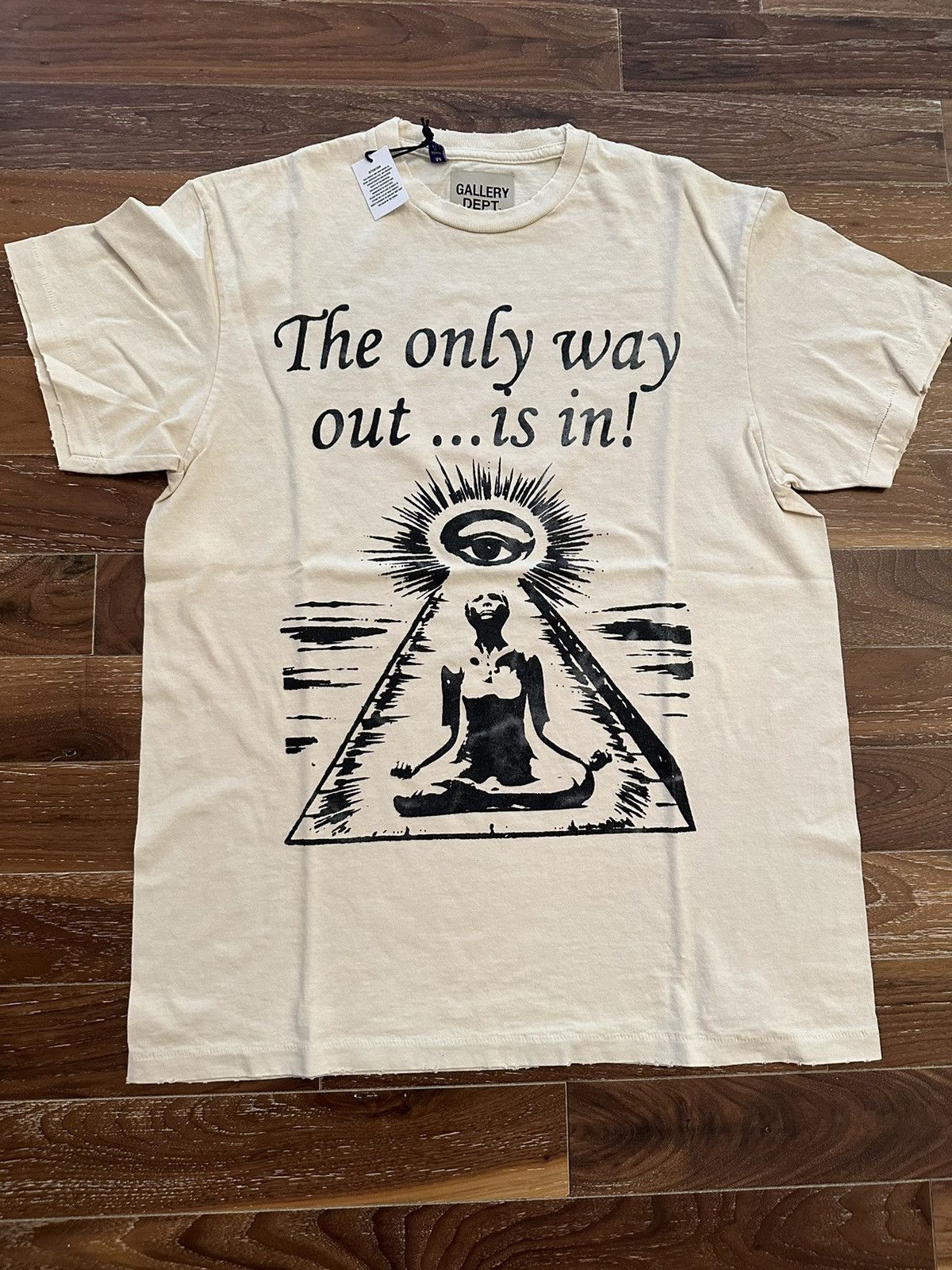 Gallery Dept. Gallery Dept The only way Out Short Sleeves Tee Shirt Size US M / EU 48-50 / 2 - 1 Thumbnail