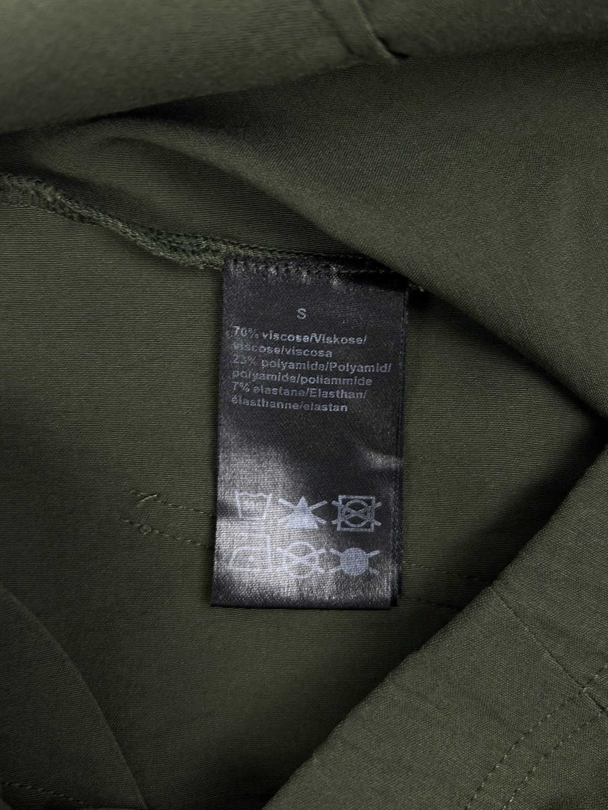 Rundholz Rundholz Avantgarde Olive Elastic Pants Green Leggings S Size 27" / US 4 / IT 40 - 13 Thumbnail