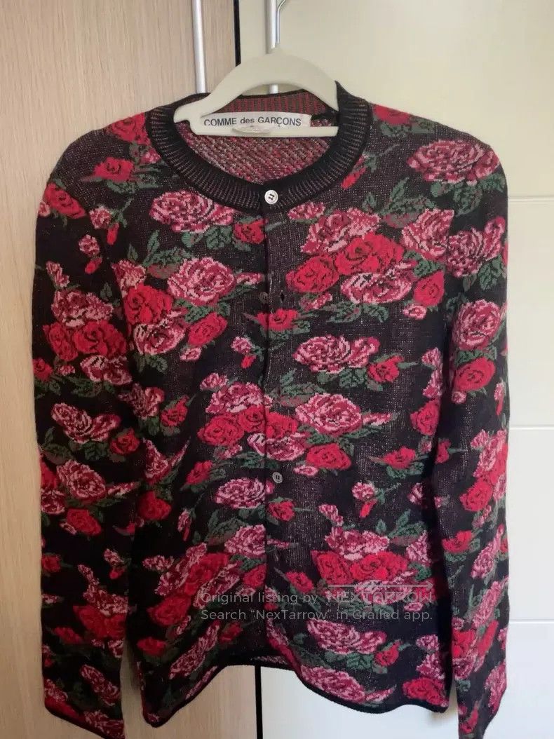 Comme des Garcons Comme Des Garcons Rose Knit Sweater Size S Size S / US 4 / IT 40 - 1 Thumbnail