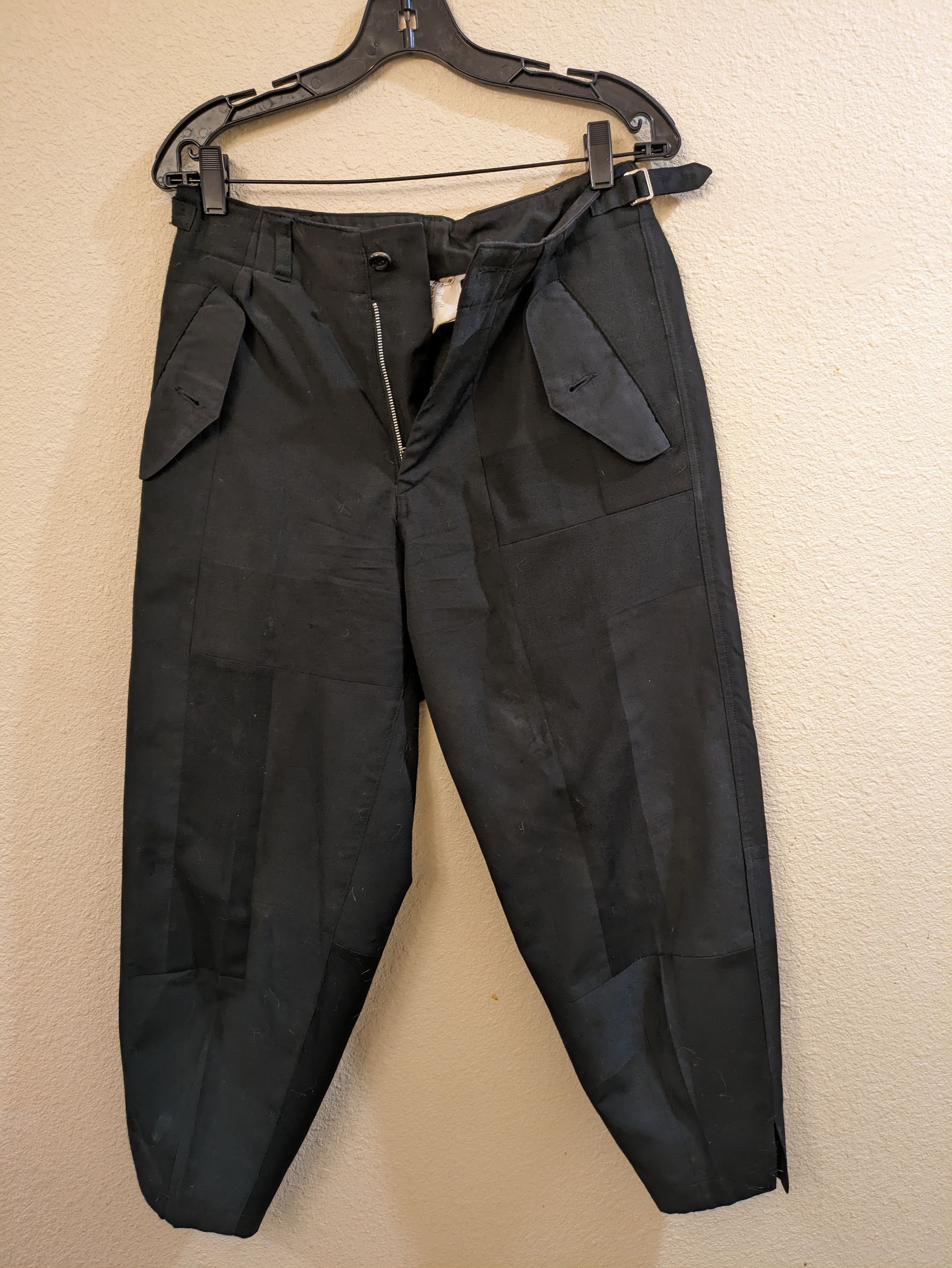 image of Comme Des Garcons Commes De Garcon Paneled Trousers in Black, Men's (Size 30)