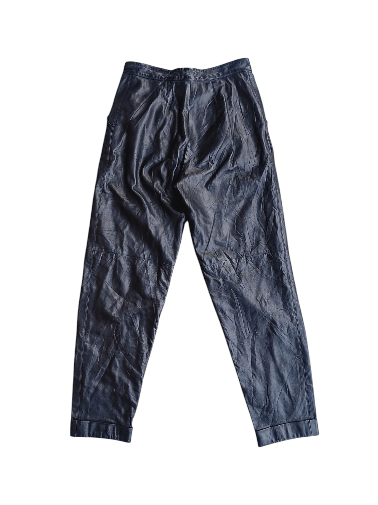 Claude Montana 1980's CLAUDE MONTANA POUR IDEAL CUIR LAMBSKIN LEATHER PANTS Size 28" / US 6 / IT 42 - 7 Thumbnail