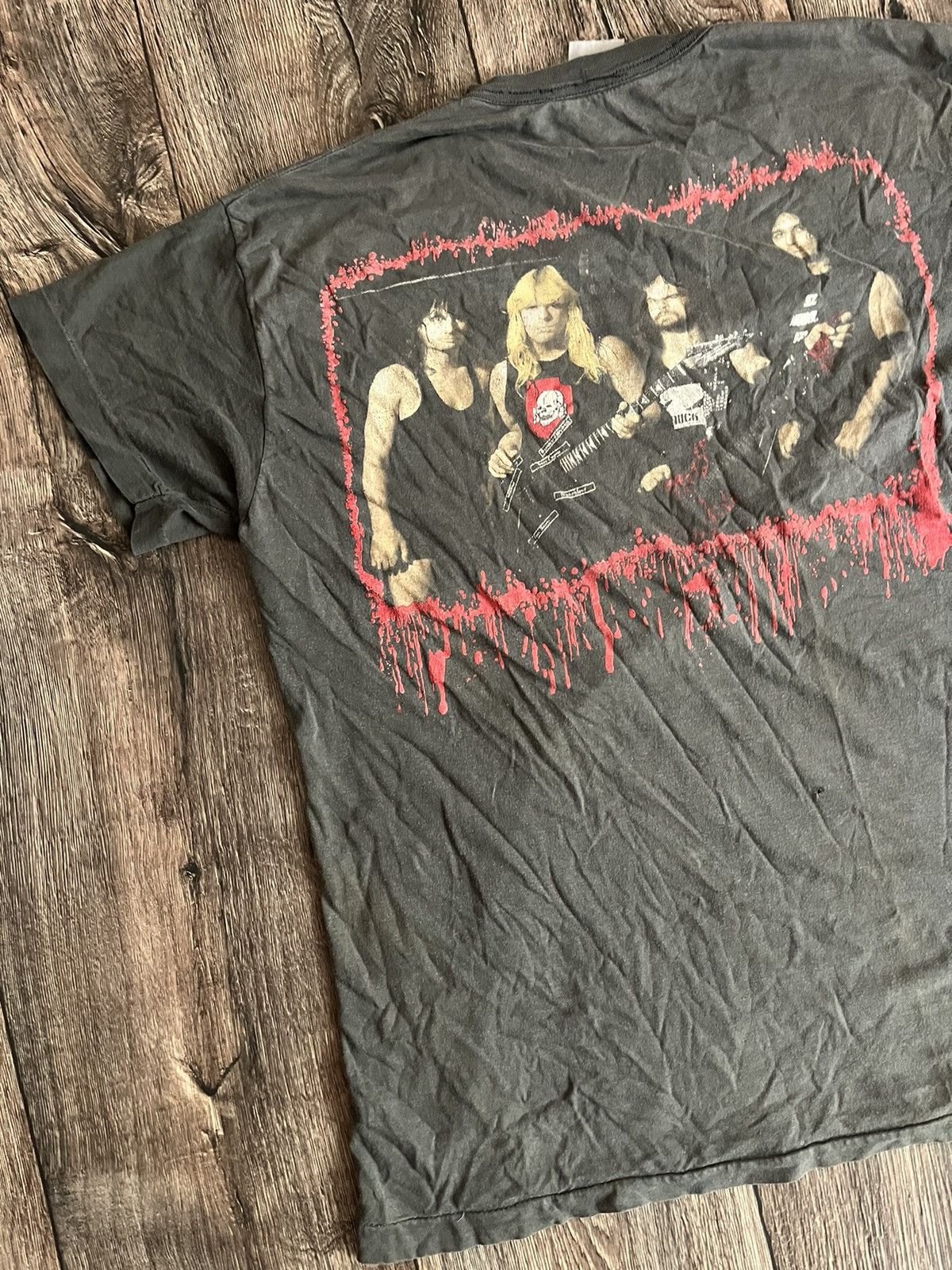 Band Tees Vintage 1990 Slayer T-shirt Single Stitch Brockum Punk Rock Size US M / EU 48-50 / 2 - 14 Thumbnail