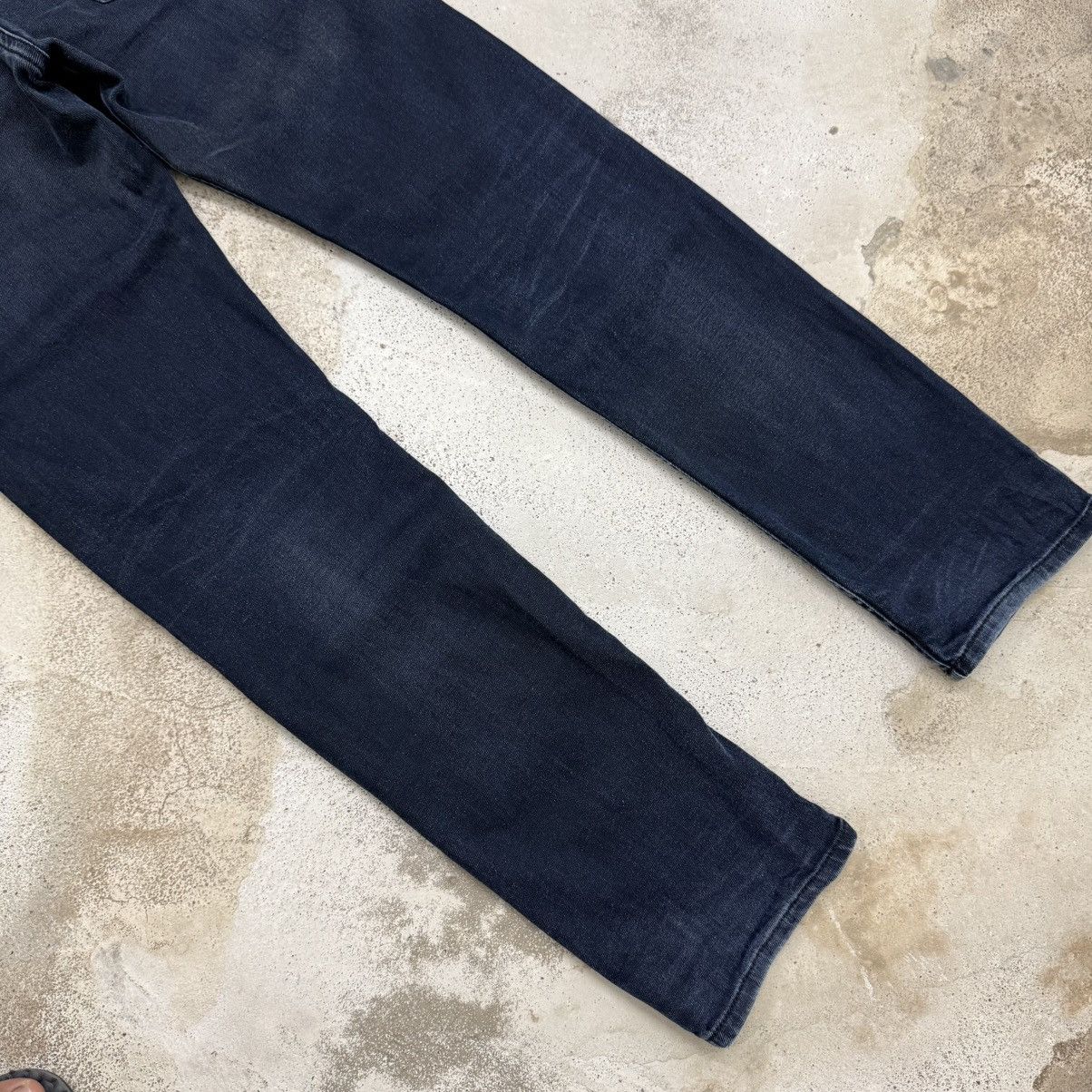 Diesel Diesel Akee Whisker Buttonfly Distressed Royal Indigo Denim Size US 34 / EU 50 - 15 Thumbnail