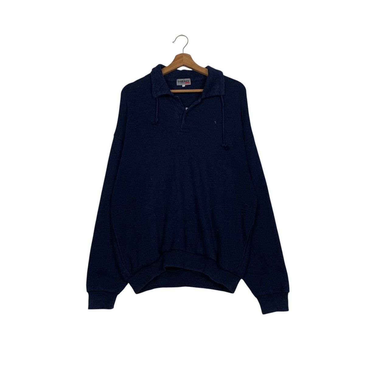 Japanese Brand HEAD Sportswear Embroidery Logo Sweatshirt #2229-C98 Size US L / EU 52-54 / 3 - 3 Thumbnail