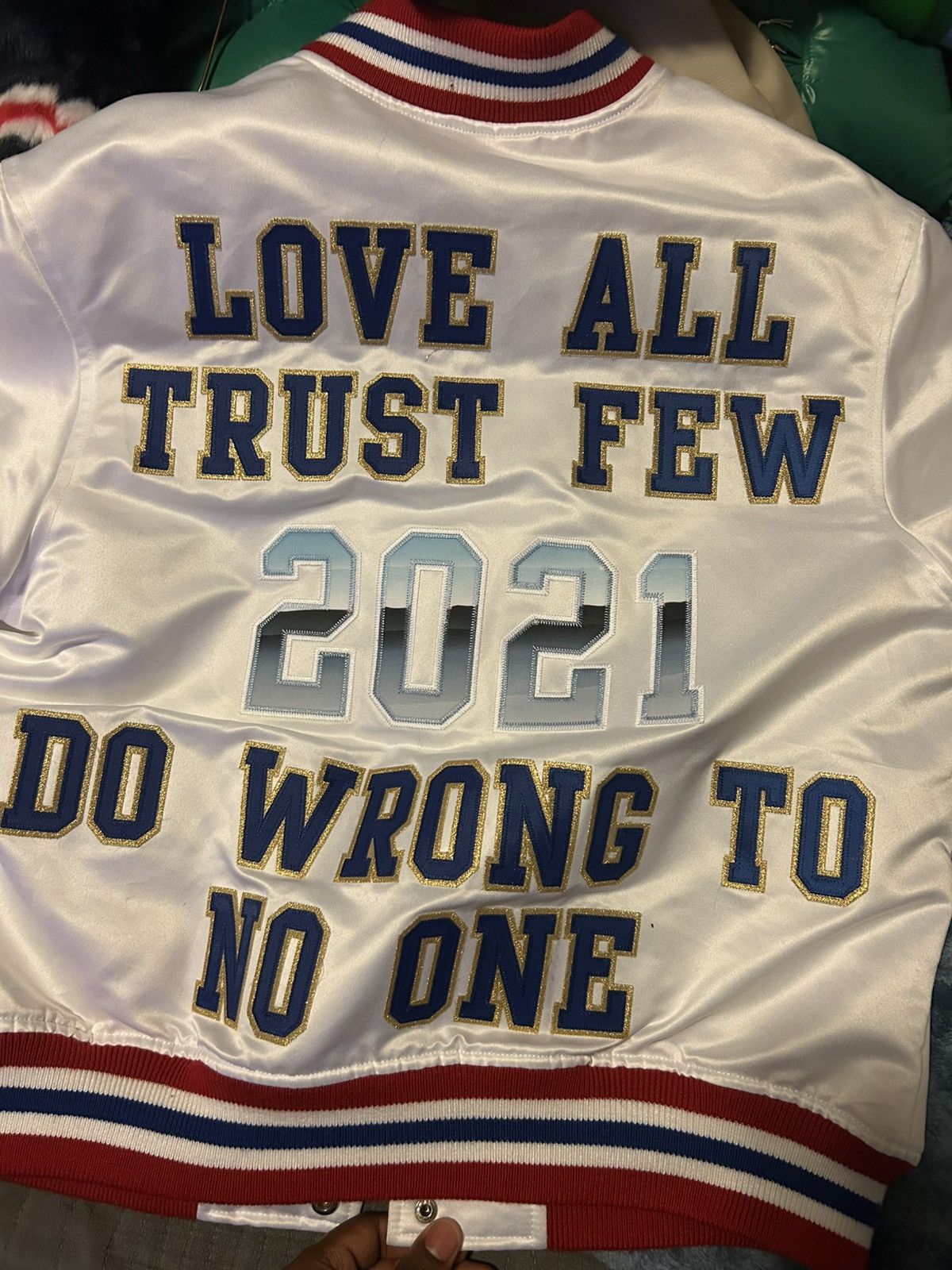 Supreme Supreme red white blue varsity jacket Size US S / EU 44-46 / 1 - 9 Thumbnail