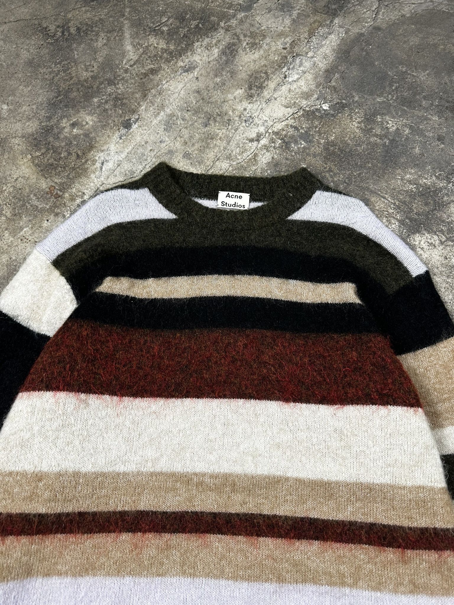 Acne Studios Acne Studios Wool Knit Stripped Sweater Size US M / EU 48-50 / 2 - 2 Thumbnail