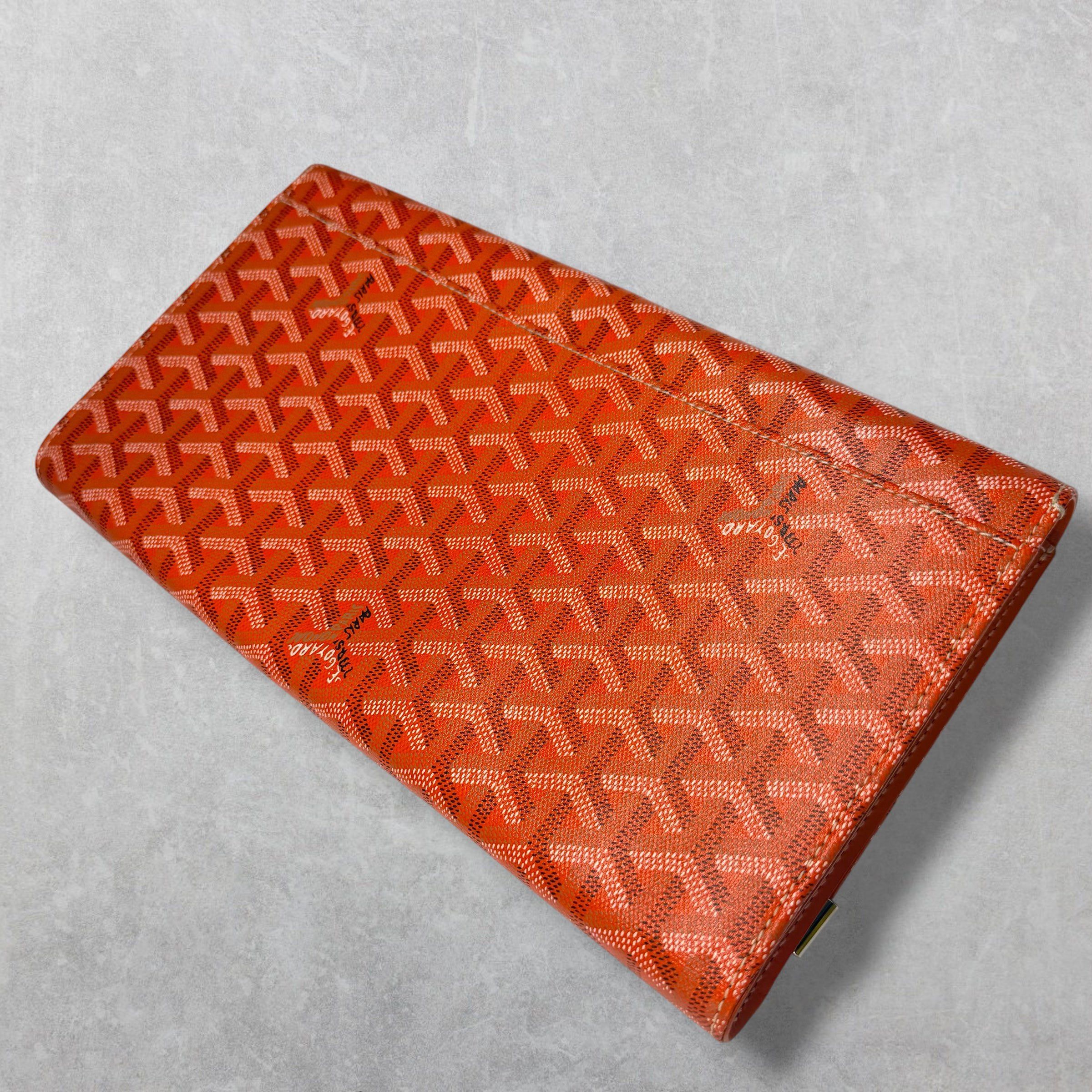 Goyard Goyard Orange Monte Carlo Bois Clutch Size ONE SIZE - 3 Thumbnail