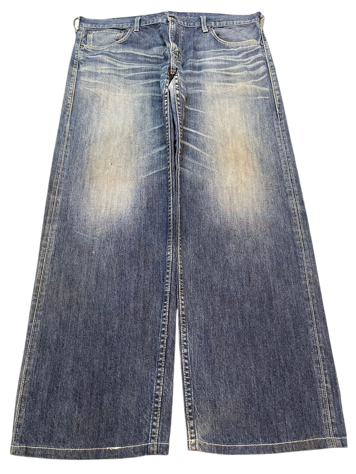 Vintage 90s Levis 203 Buckle Mud Wash Style Baggy Jeans