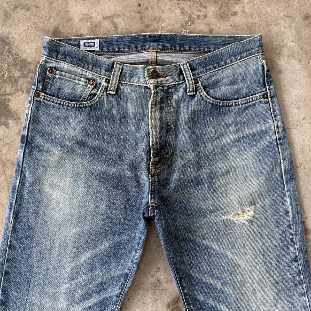 Edwin Vintage Edwin Faded Blue Denim Jean Pants W35 Size US 35 - 3 Thumbnail