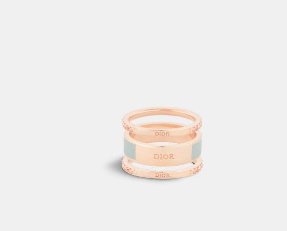 Dior o1w1db11224 Size: OS / Ring Set in Pink & Blue Size ONE SIZE - 3 Thumbnail