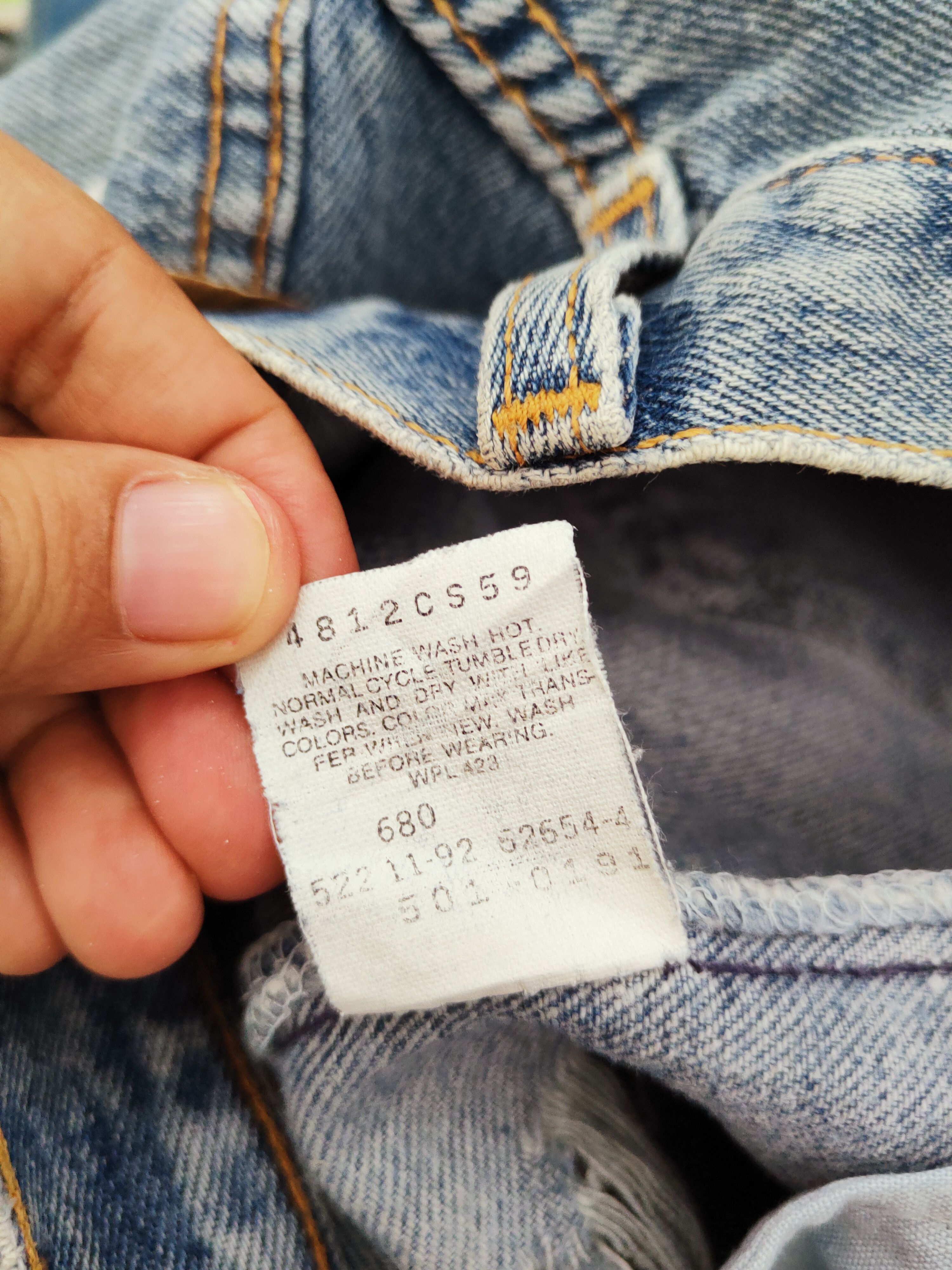 Levi's Levi's Blue Distressed Ripped Jeans #W781 Size US 31 - 16 Thumbnail