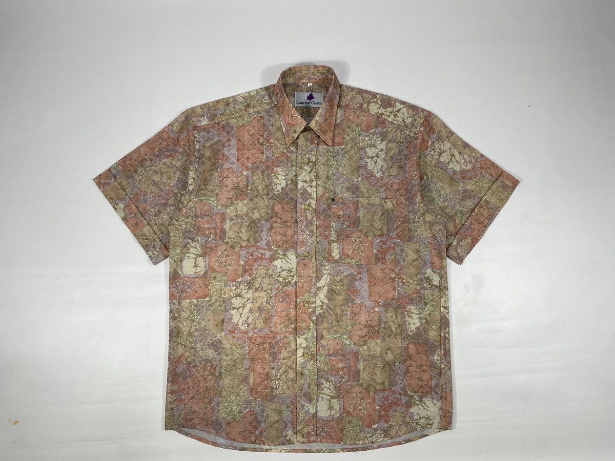 Vintage 90s Lauren Cerrer Paris Party Festival Radiant Waffle Shirt Size US L / EU 52-54 / 3 - 3 Thumbnail