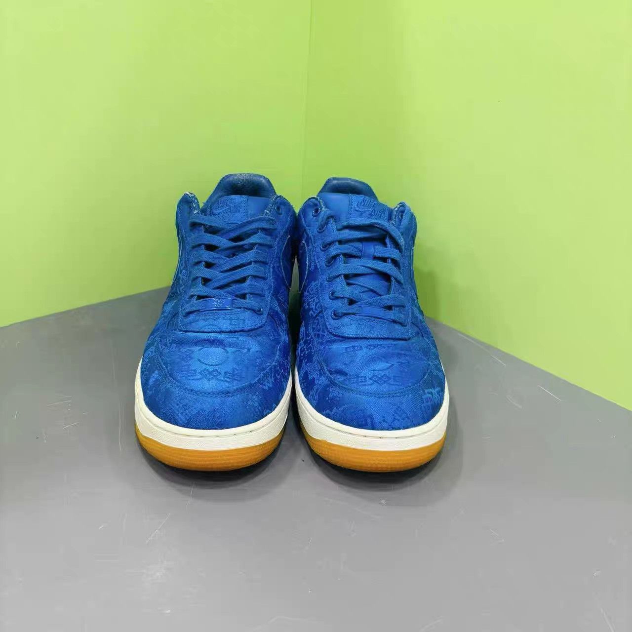 Nike Clot x Nike Air Force 1 Blue Silk K15 Size US 14 / EU 47 - 2 Thumbnail
