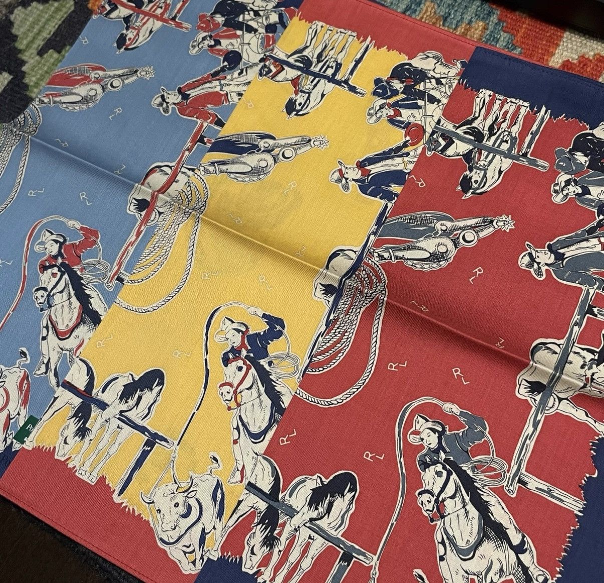 Polo Ralph Lauren Ralph Lauren Polo Small Square Scarf K22 Size ONE SIZE - 5 Thumbnail