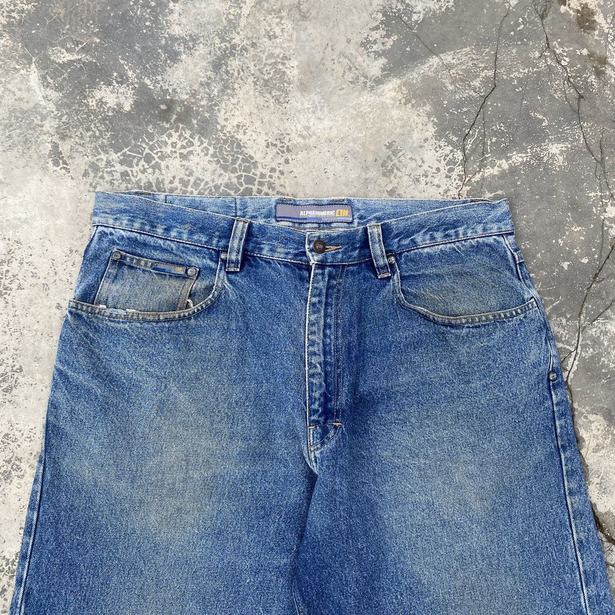 Alphanumeric ALPHA NUMERIC Vintage Baggy Jeans Size US 36 / EU 52 - 2 Thumbnail