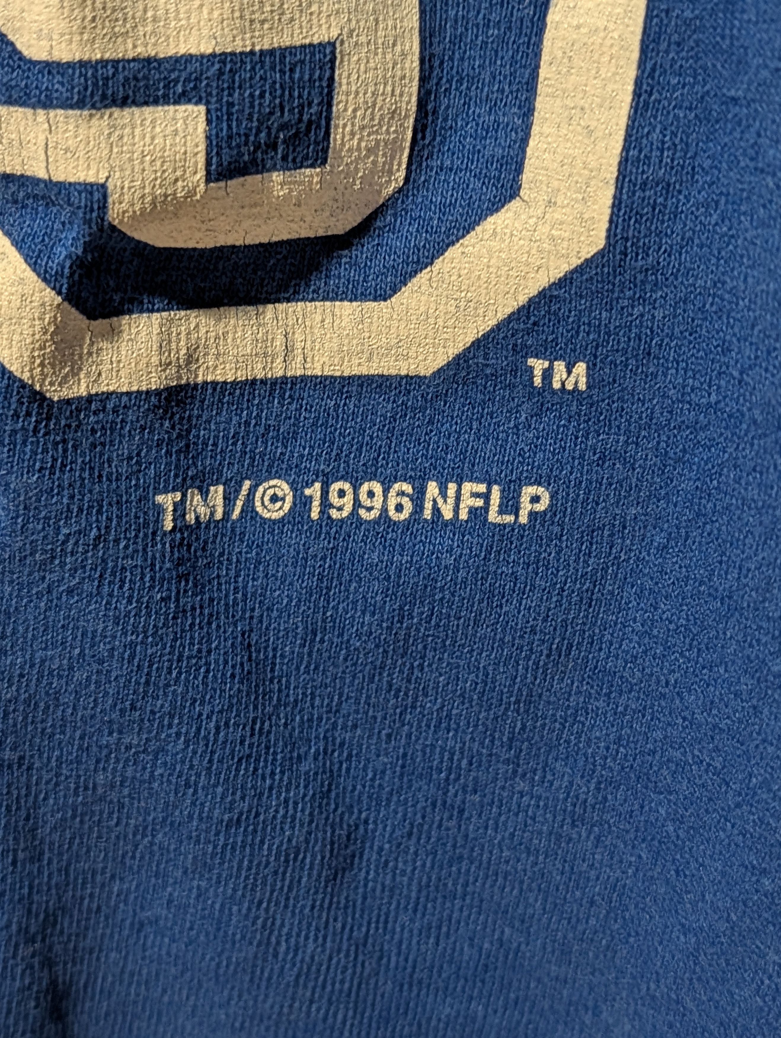 NFL Vintage 1996 Buffalo Bills NFL Football Big Print T-Shirt Size US L / EU 52-54 / 3 - 3 Thumbnail