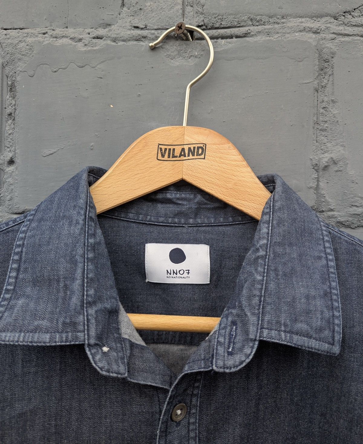 NN07 Navy blue NN07 Denim Button-up Pocket Shirt Size US M / EU 48-50 / 2 - 7 Thumbnail