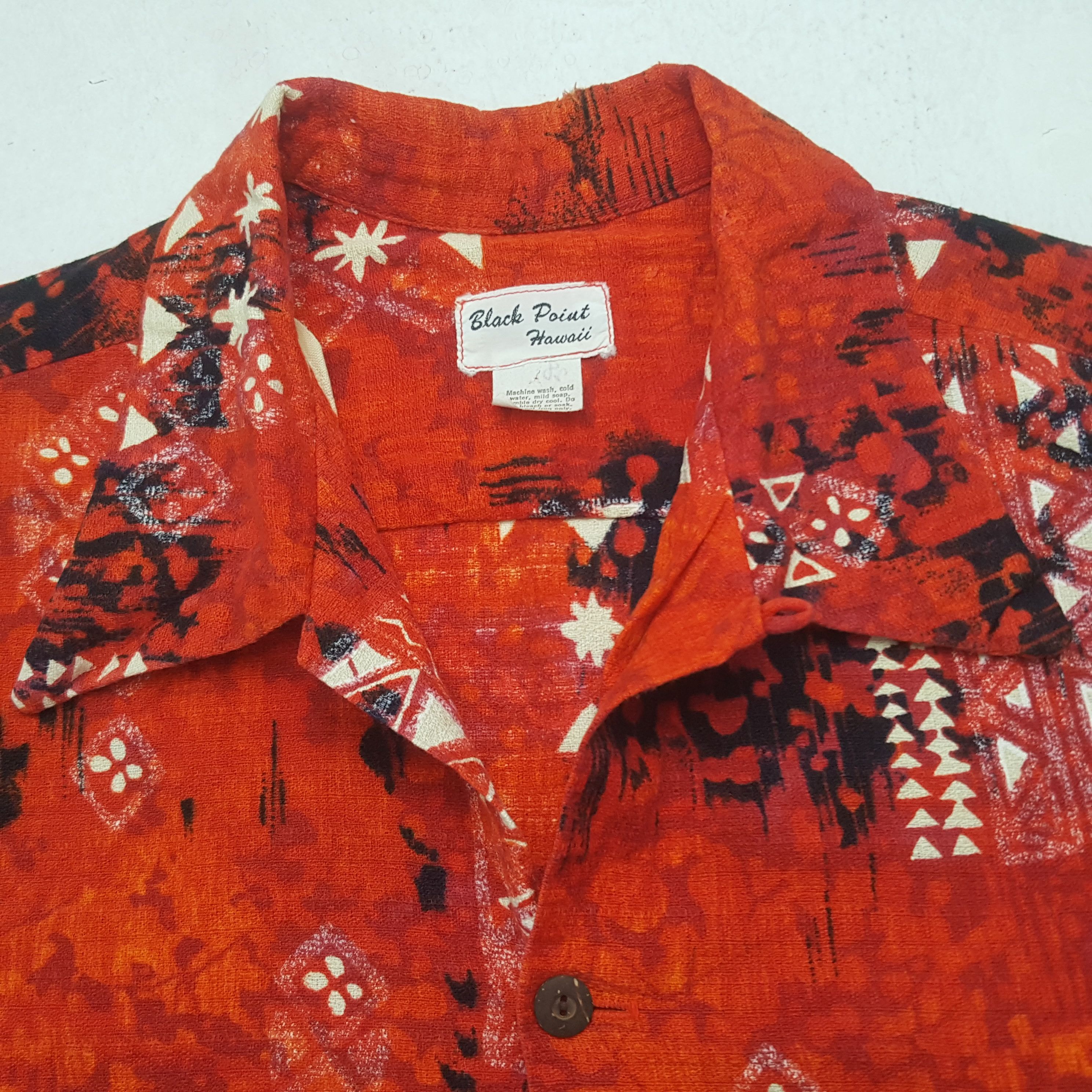 Other Vintage Black Point Hawaiian Button Up Shirt Size US XL / EU 56 / 4 - 3 Thumbnail