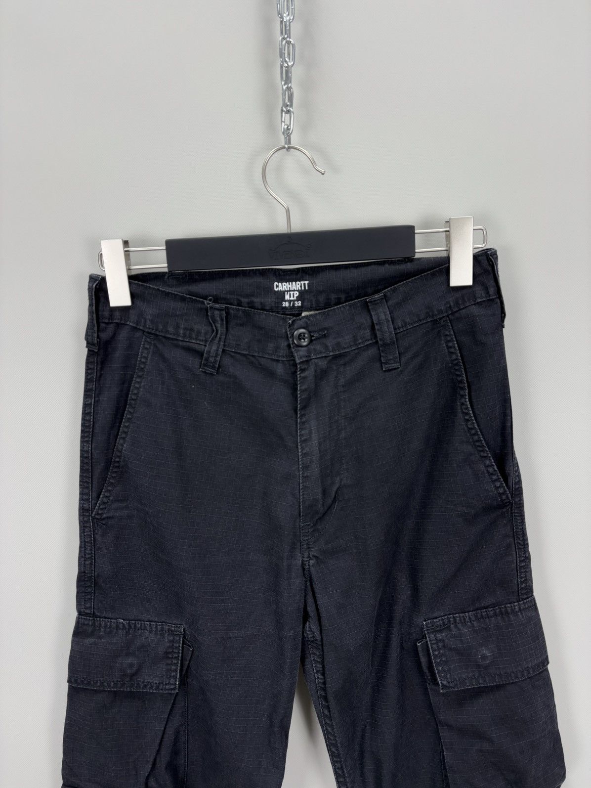 Carhartt Mens cargo pants Carhartt Size 28x32 Color Black Size US 28 / EU 44 - 3 Thumbnail
