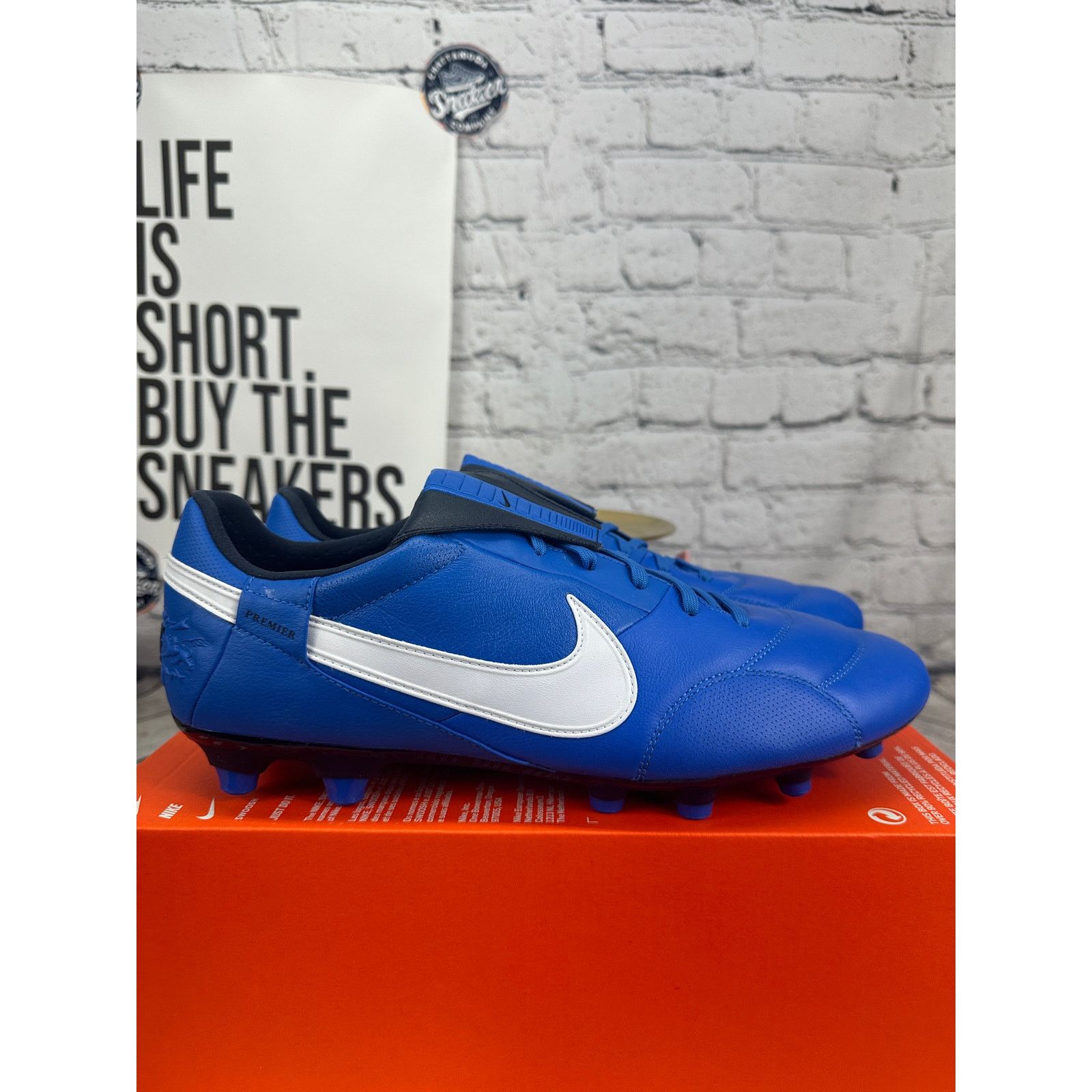 Nike Nike Premier 3 Firm Ground Soccer Cleats Womens 6 Blue Shoes Size US 6 / IT 36 - 5 Thumbnail