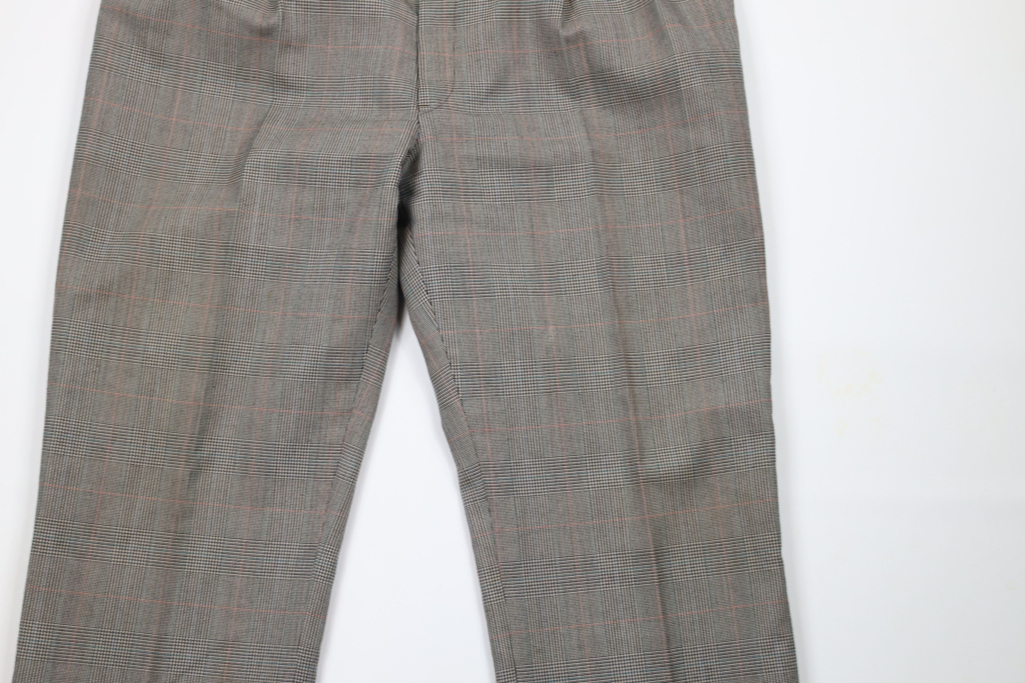 Vintage Vintage 70s Streetwear 2 Piece Wool Suit Houndstooth Size 46R - 7 Thumbnail