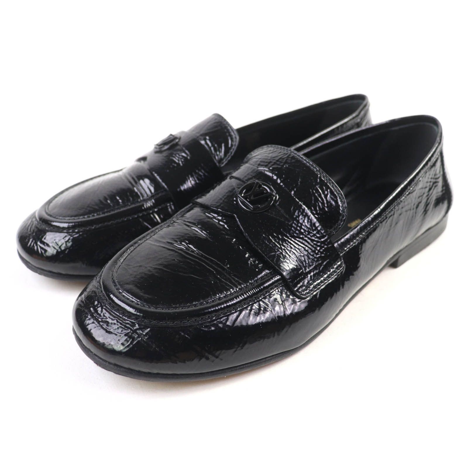 Louis Vuitton Louis Vuitton Soho Line Leather Loafers Leather Shoes 1ACYYL DUTY FREE for USA