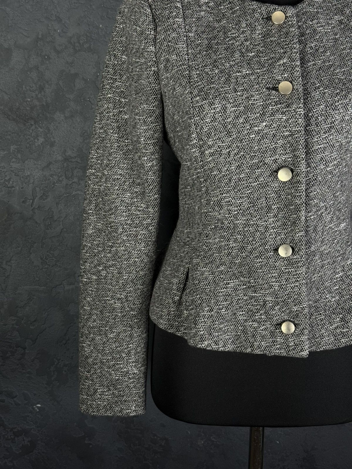 Armani Collezioni Armani Jeans Giorgio Wool Blend Blazer Vintage Womens 44 Size M / US 6-8 / IT 42-44 - 3 Thumbnail