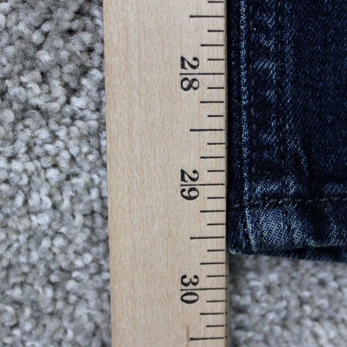 Levi's Signature by Levi Strauss Jeans Mens 50x30 Blue Athletic Premium Flex 5-Pocket Denim Jeans Straight Size US 34 / EU 50 - 4 Thumbnail