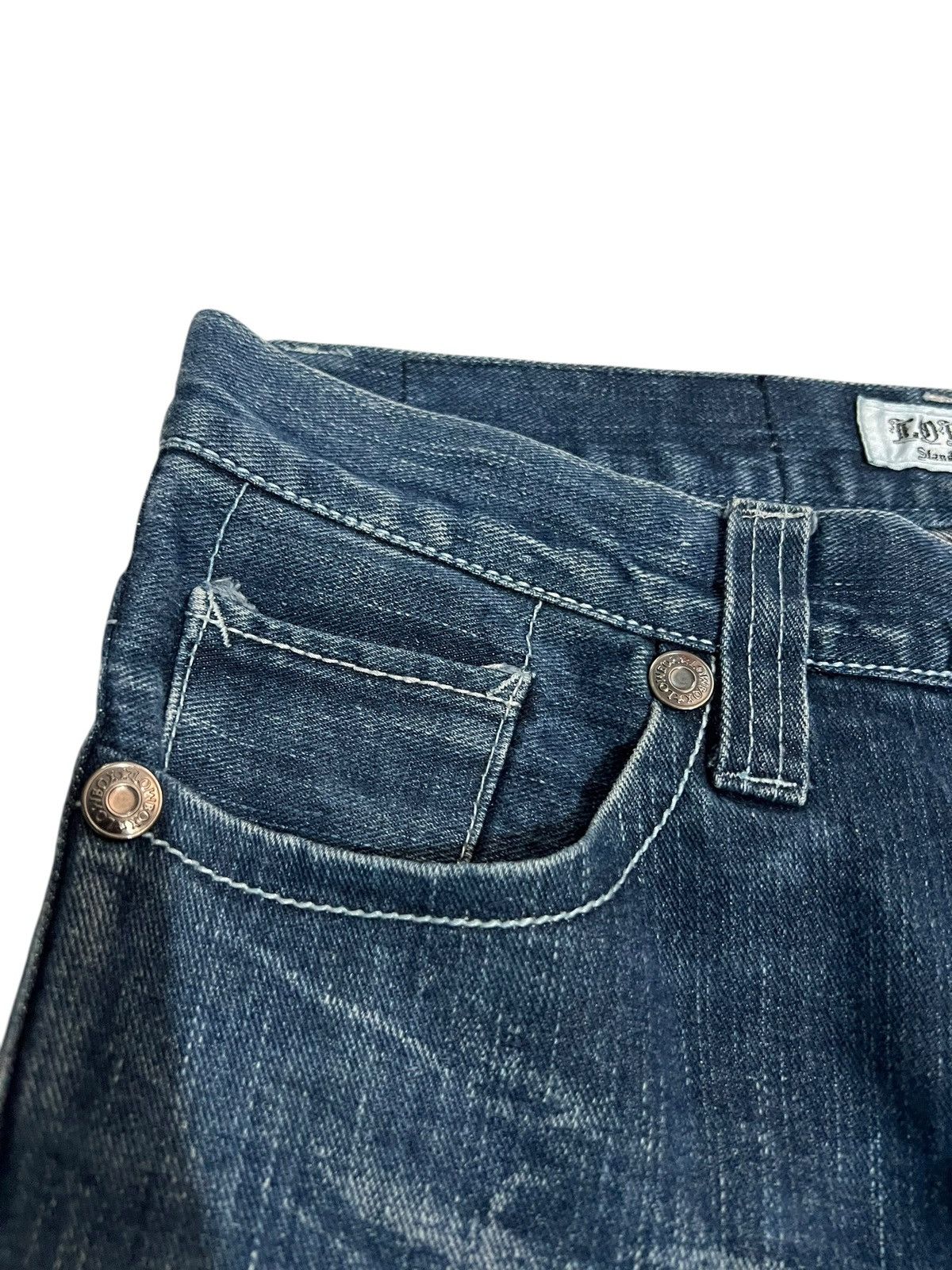 If Six Was Nine × Japanese Brand × Seditionaries 🌈90’s style Lowbox Washed Honeycomb Punk Jean Size US 30 / EU 46 - 5 Thumbnail